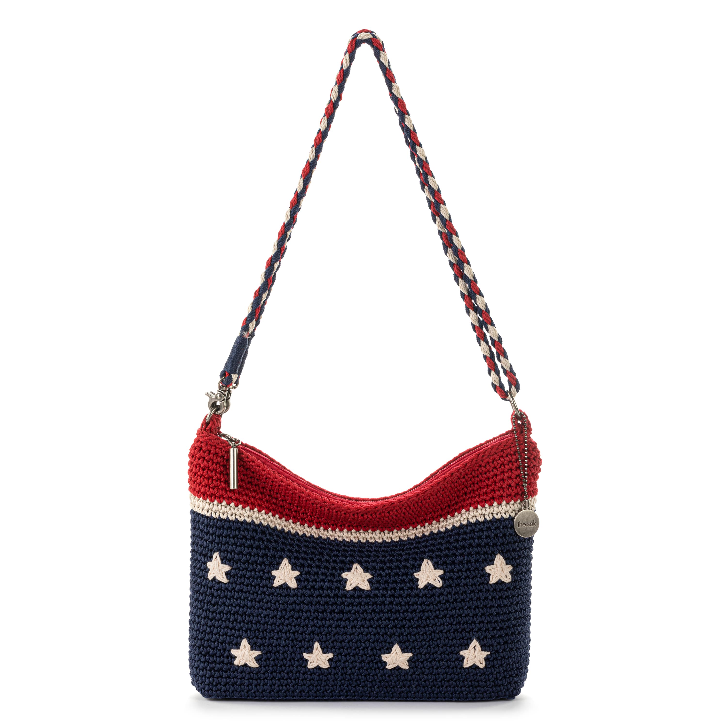 Hand Crochet - Denim Natural Stars