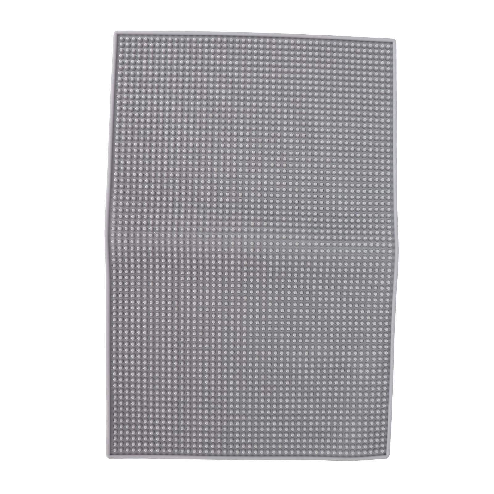 Non-Slip Heat Resistant Silicone Hairdressing Mat - Large Barber Styling Pad for Salon & Home Use, Durable Grey Hair Cutting Tools Accessory (Perfect for Haircuts, Coloring & Styling)