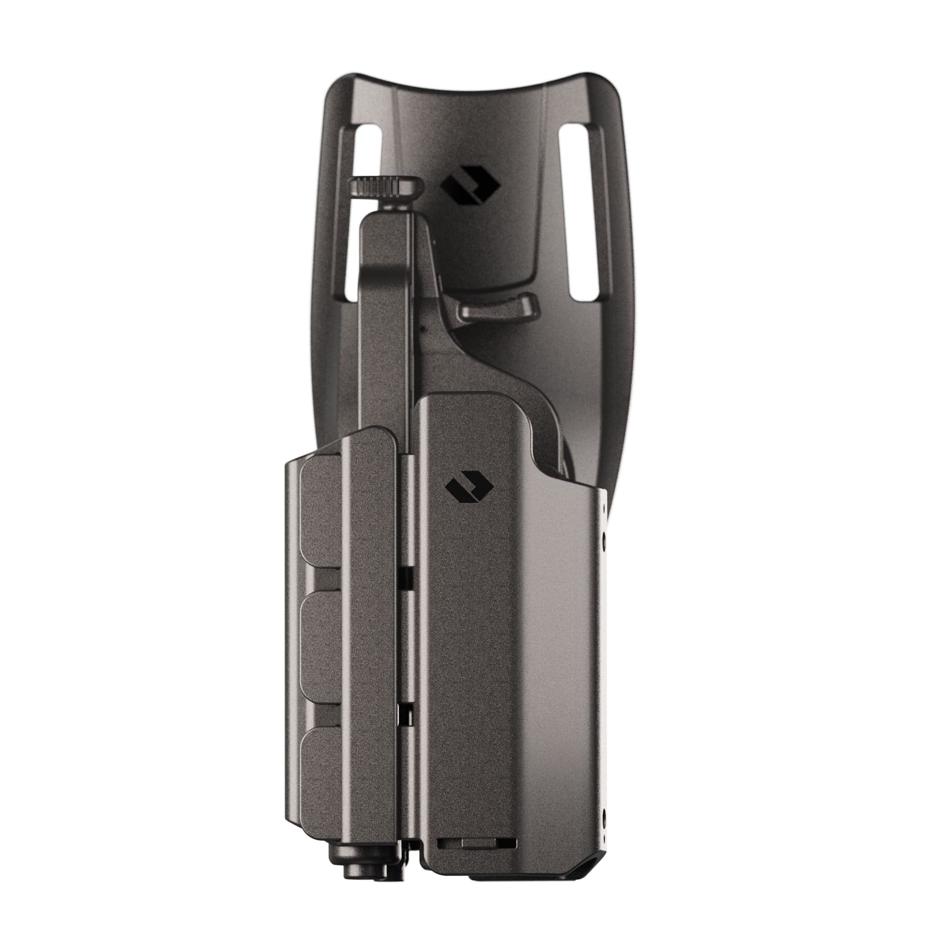 Orpaz T40 G19 Left-Handed OWB Light Bearing Holster - Level II/III Retention - Compatible with Glock 19 & Most Lights/Lasers/Optics - Perfect for Concealed Carry, Duty Use & Tactical Training