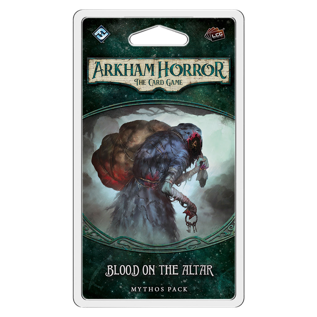 Arkham Horror LCG: Blood on the Altar Expansion - Horror Card Game for Adults | Cooperative Board Game for 1-4 Players | Perfect for Game Nights & Halloween Parties