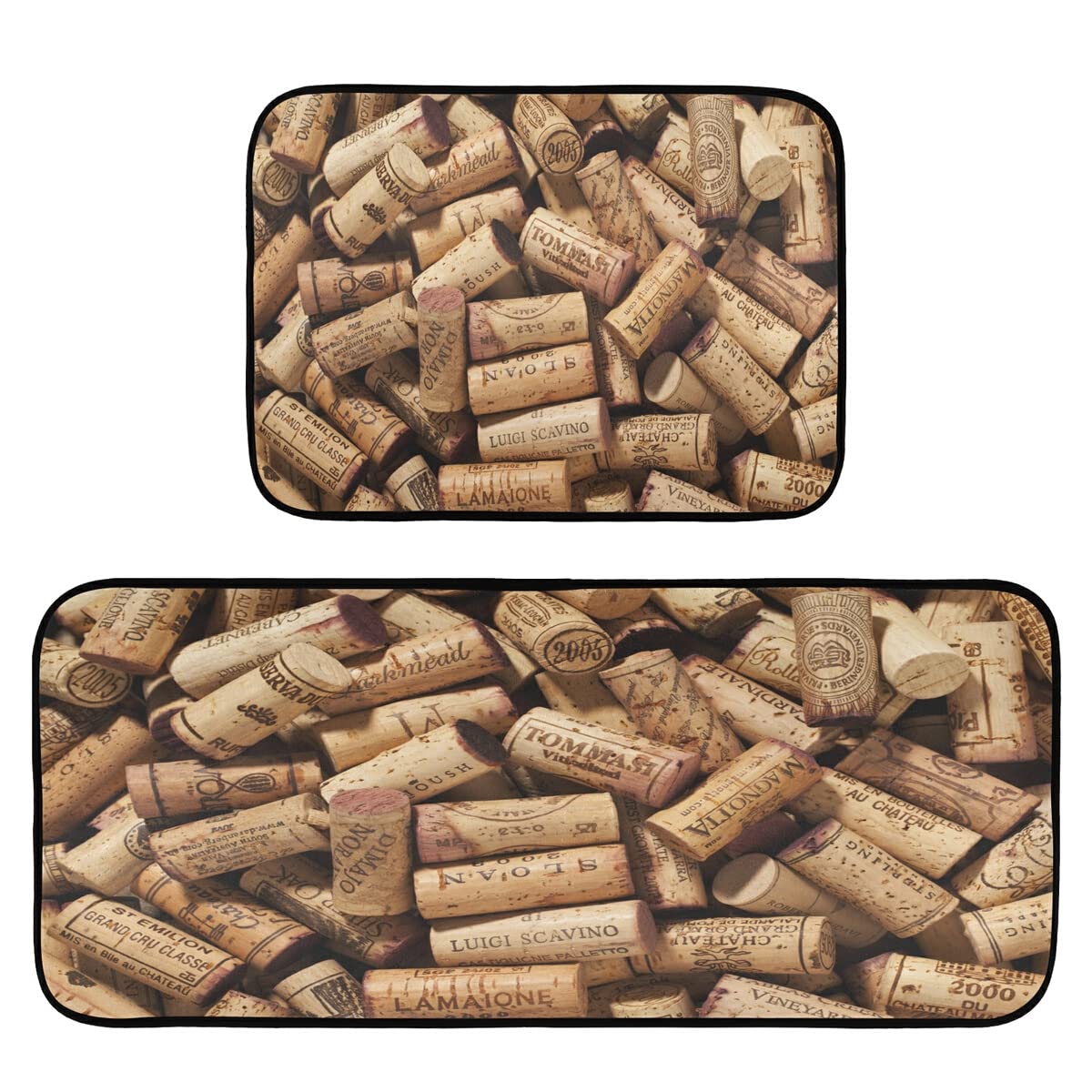 Non-Slip Kitchen Floor Mats Set of 2 - 47