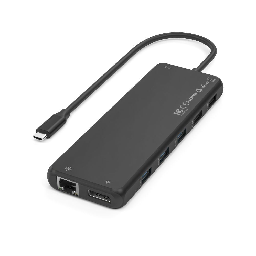 Satechi 13-in-1 USB-C Triple Display Multiport Adapter with 4K HDMI, Ethernet, USB-A, SD Card Reader - Black | Perfect for MacBook Pro, iPad Pro & Windows Laptops | Home Office & Remote Work Setup