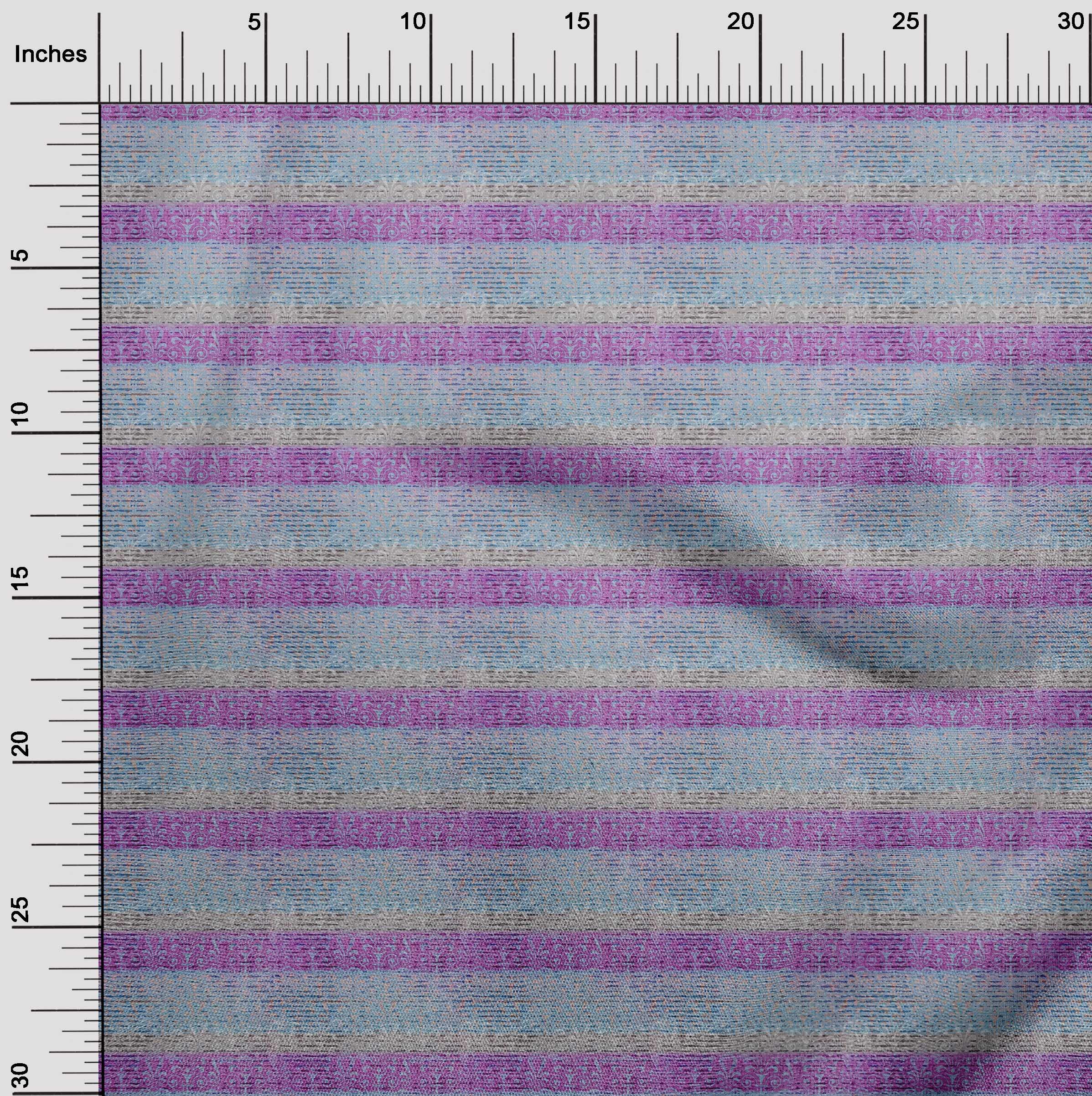 oneOone Georgette Viscose Pink Floral Textured Dress Fabric - 42 Inch Wide Fabric by The Yard for Women's Summer Dresses, Blouses & DIY Sewing Projects
