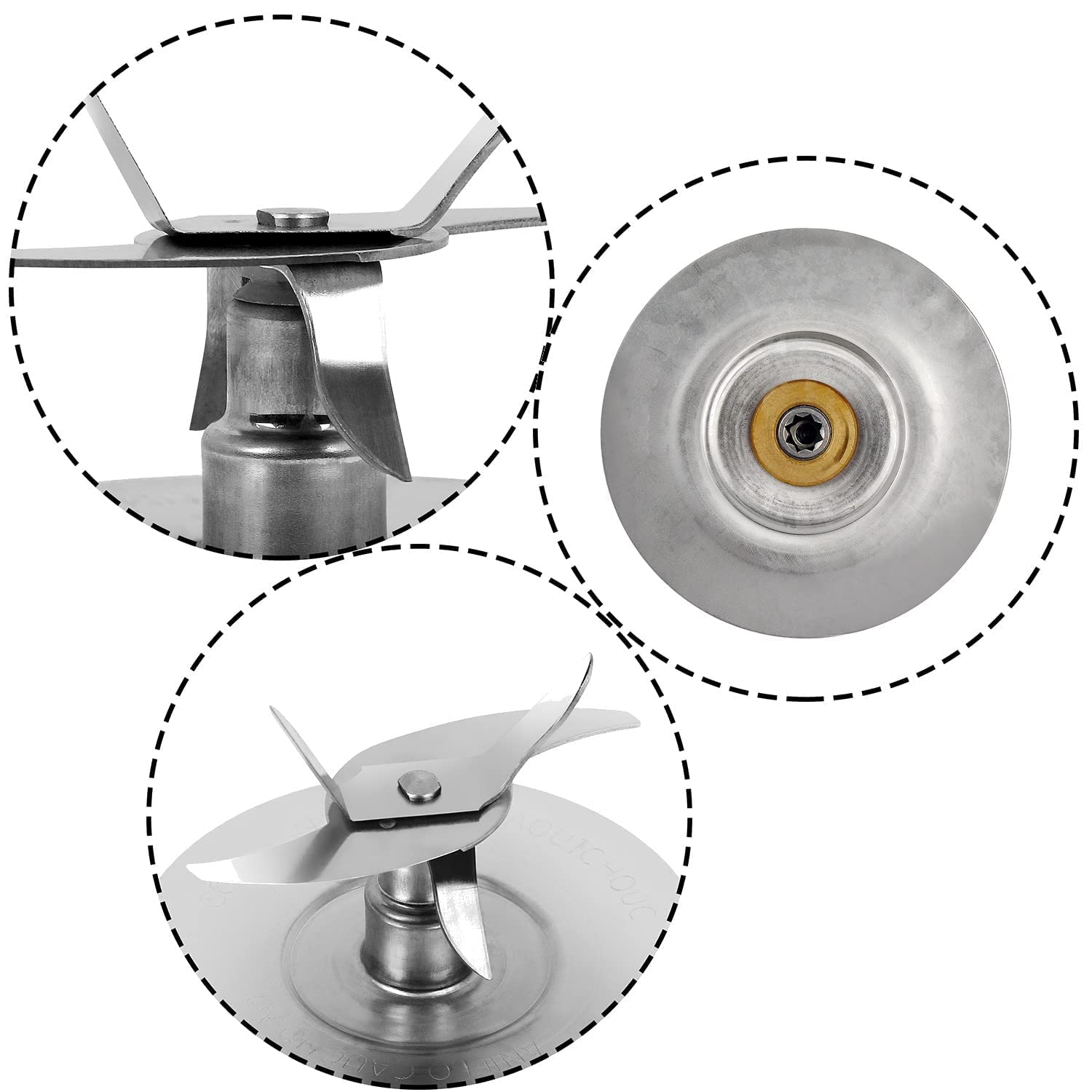 Oster Pro 1200 Blender Replacement Blade - Stainless Steel Blender Blade with Rubber O-Ring Gasket - Compatible with Oster Pro 1200 Blender - Perfect for Smoothies, Shakes & Food Prep