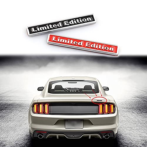 3D Metal Car Emblem Badge - Limited Edition Logo Sticker for Auto Decoration - Black (Perfect for Car Styling & Customization)