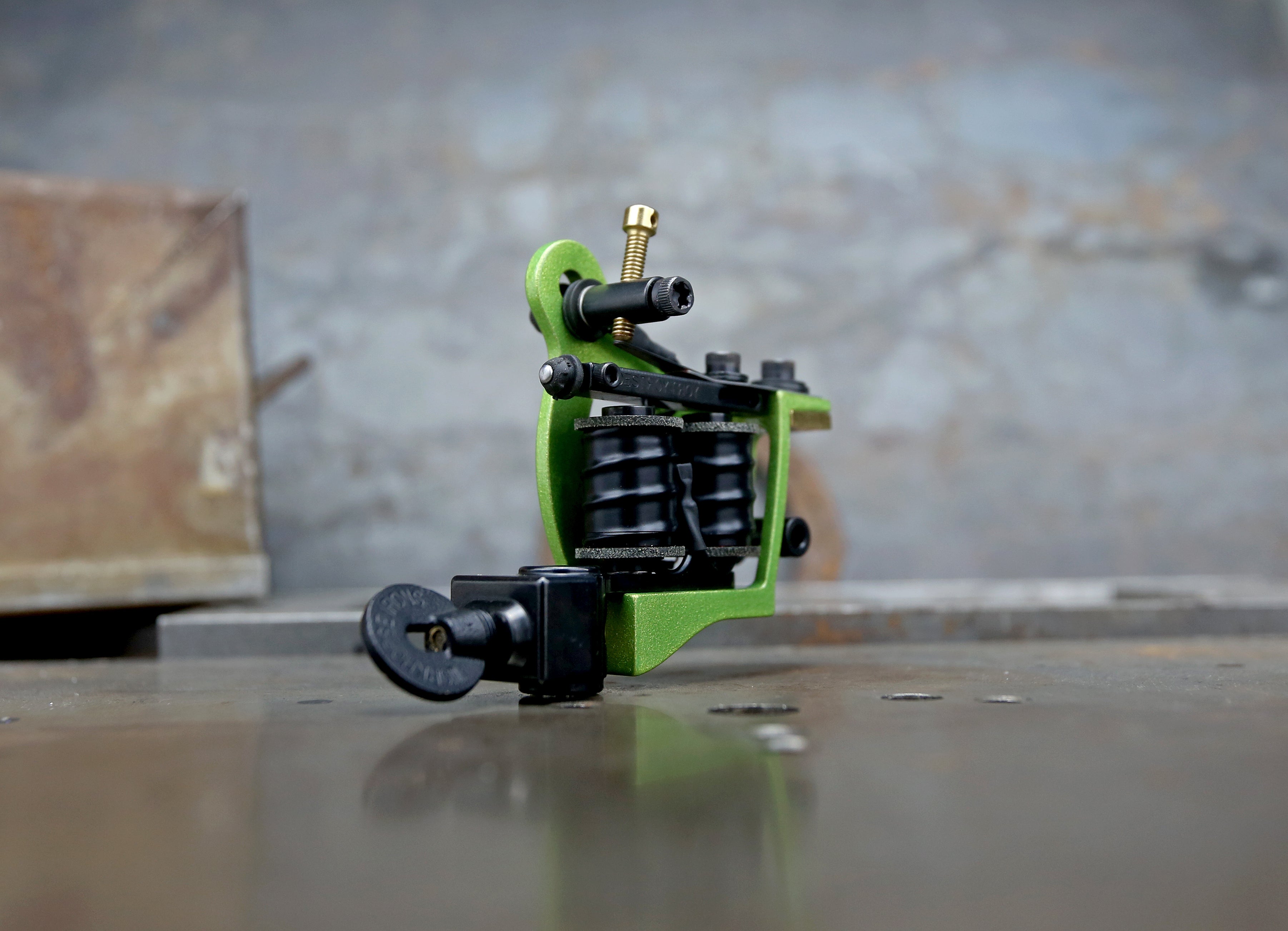 Limited Edition Mike Pike x Destroy Troy Teacup Liner - Sour Apple & Black Design | Perfect for Skateboarding, Streetwear Fashion & Collector's Display