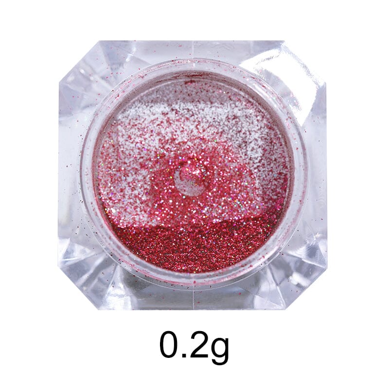 Iridescent Mirror Powder - Shimmering Cosmetic Glitter for Face, Body & Nails | Perfect for Makeup, Festival Looks & DIY Crafts