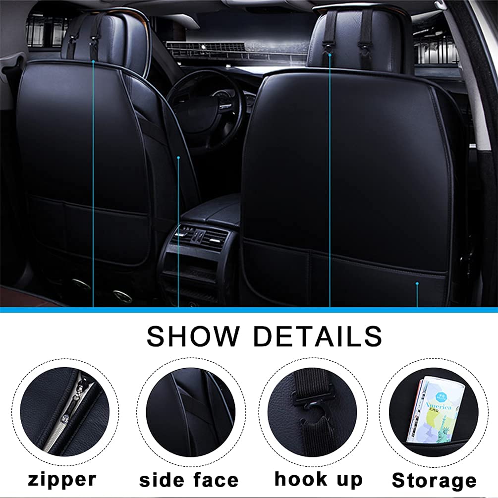 Premium Custom Leather Car Seat Covers for Jaguar XF 2007-2020 - Waterproof & Wear-Resistant Front Seat Protectors (Beige, 2-Piece Set) | All-Season Comfort for Luxury Cars, Road Trips & Daily Commute