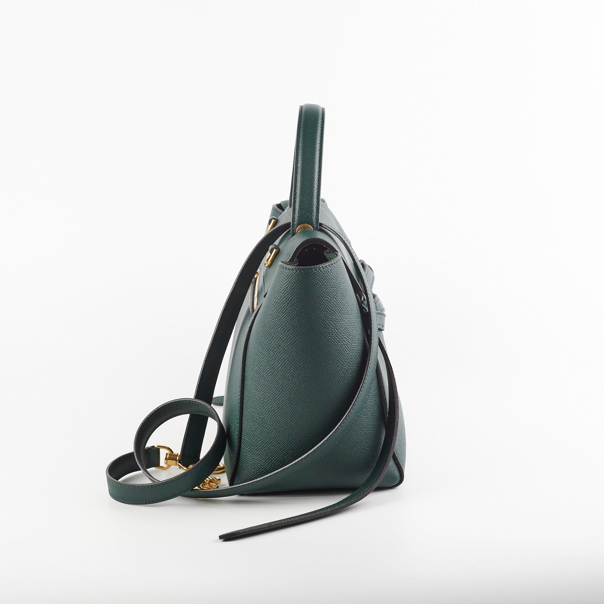 Celine Micro Dark Green Belt Bag for Women - Stylish Crossbody Shoulder Bag - Perfect for Travel, Shopping & Everyday Use