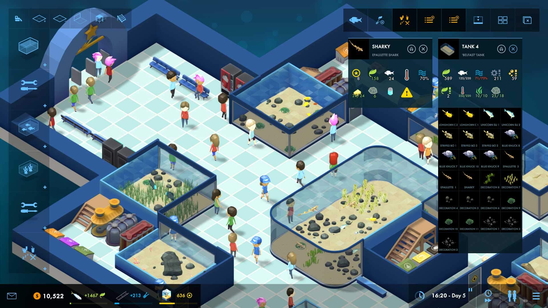 Megaquarium PC DVD Game - Build & Manage Your Dream Aquarium - Perfect for Simulation & Strategy Game Lovers | Play at Home or Office