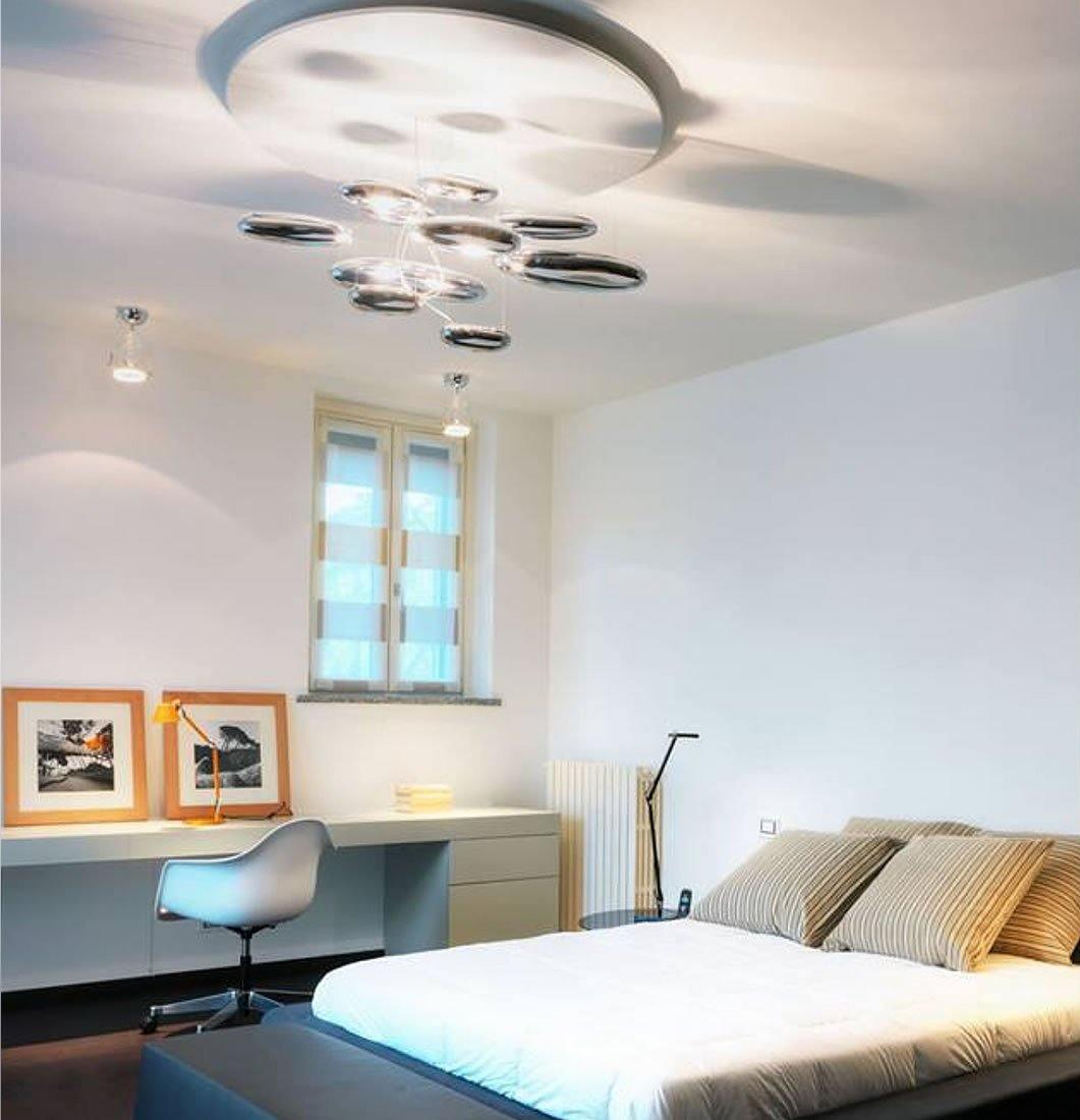 Stylish Mercury Ceiling Light Fixture - Modern LED Chandelier for Living Room, Bedroom & Dining Room - Energy Efficient Home Decor Lighting Solution