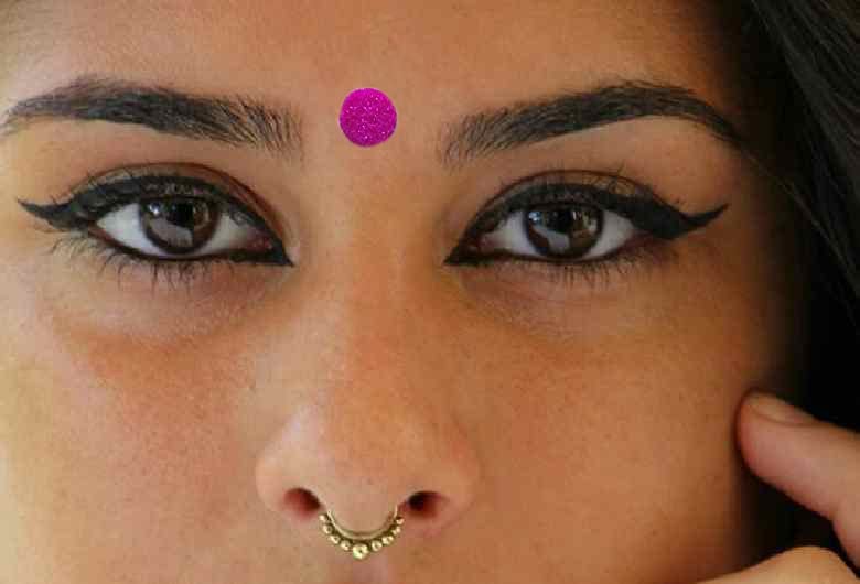 Sunaina Bridal Collection Dark Pink Bindis for Women - 6mm Size 3 [SBCDP103] | Perfect for Weddings, Parties & Festive Occasions