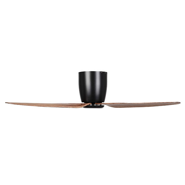 Eglo Seacliff 44-inch 112cm DC Ceiling Fan with Light Kit - Black Walnut Finish - Energy Efficient Quiet Bedroom & Living Room Ceiling Fan