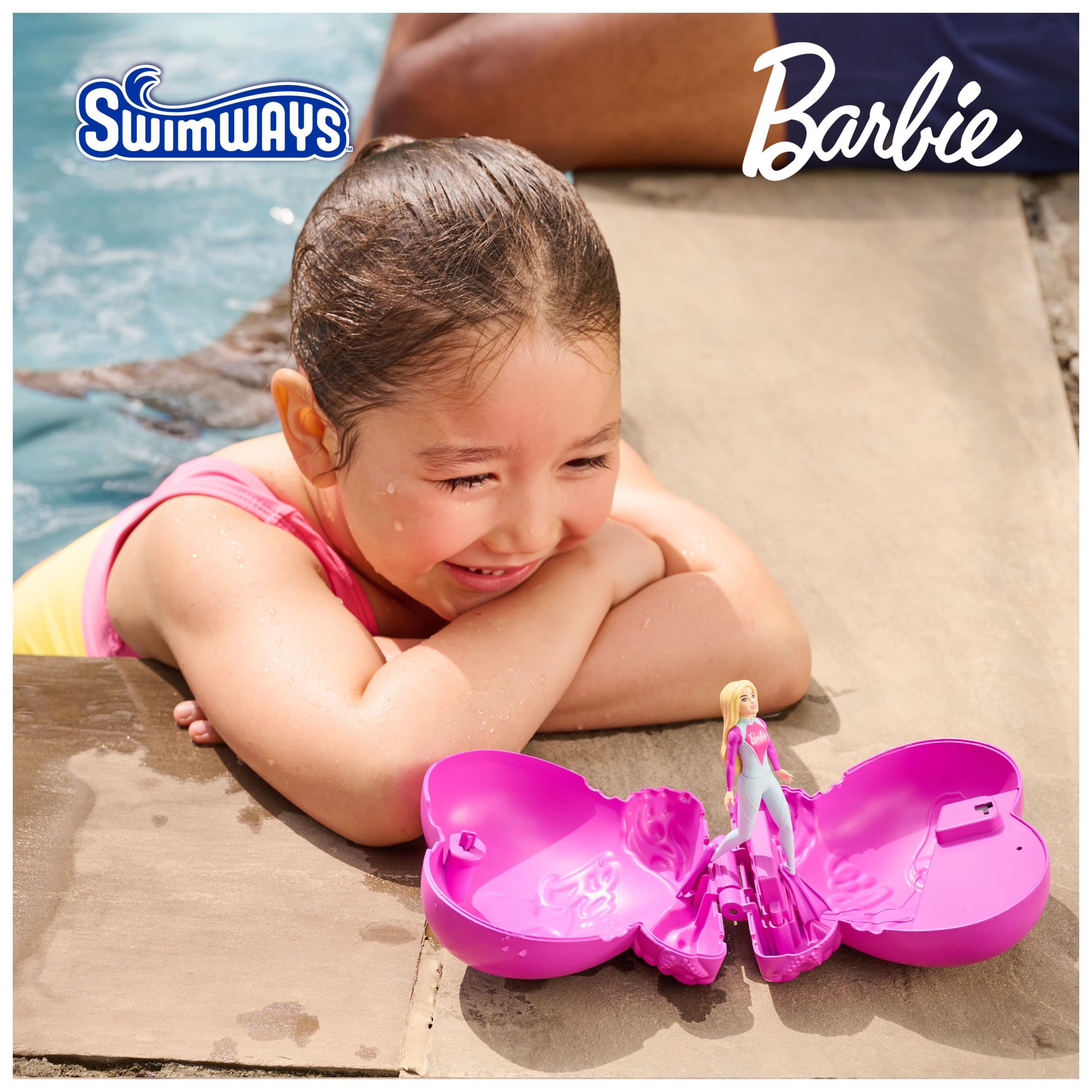 **Barbie Dive N Surprise Pool Toys for Kids Ages 5+ | SwimWays Swimming Pool Accessories, Water Games & Party Supplies | Fun for Pool Parties, Beach Trips & Backyard Play**