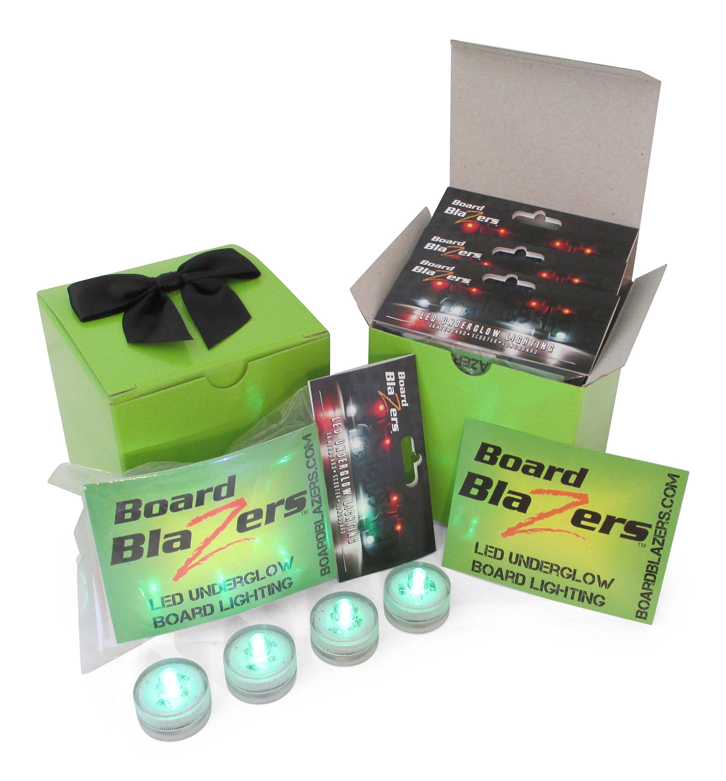 Board Blazers LED Skateboard Lights - Waterproof Underglow Lights for Skateboards, Longboards & Scooters | Perfect for Night Riding, Safety & Style | Great Stocking Stuffer Gift for Kids & Teens