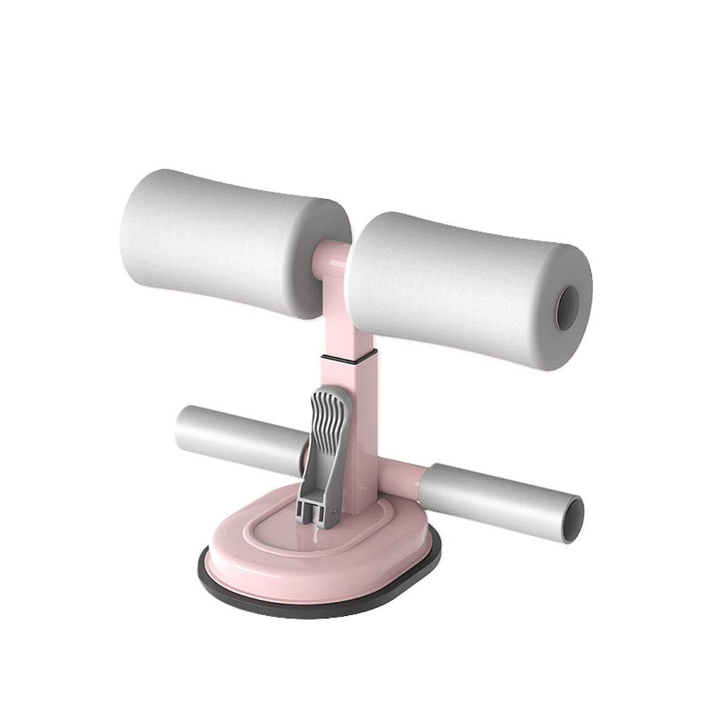 Adjustable Sit Up Bar with Suction Cup Base & Padded Ankle Support - Portable Home Gym Equipment for Core Workouts, Ab Exercises - Perfect for Fitness Training, Travel & Small Spaces