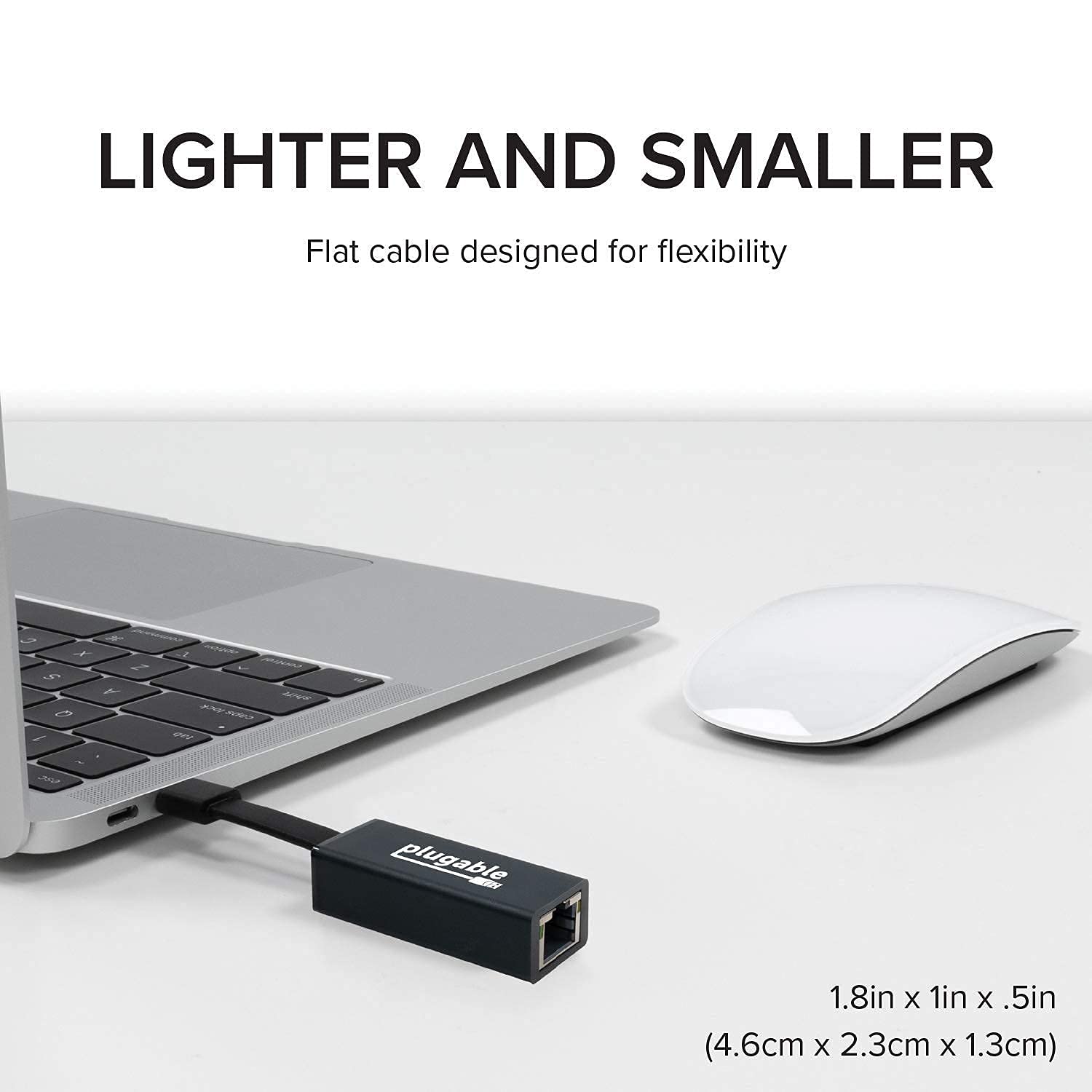 Plugable USB C Adapter Bundle - USB C to Ethernet, HDMI, DisplayPort & VGA - Thunderbolt 3 Compatible with MacBook Pro, Windows Laptops - Perfect for Home Office, Gaming & Multi-Monitor Setups