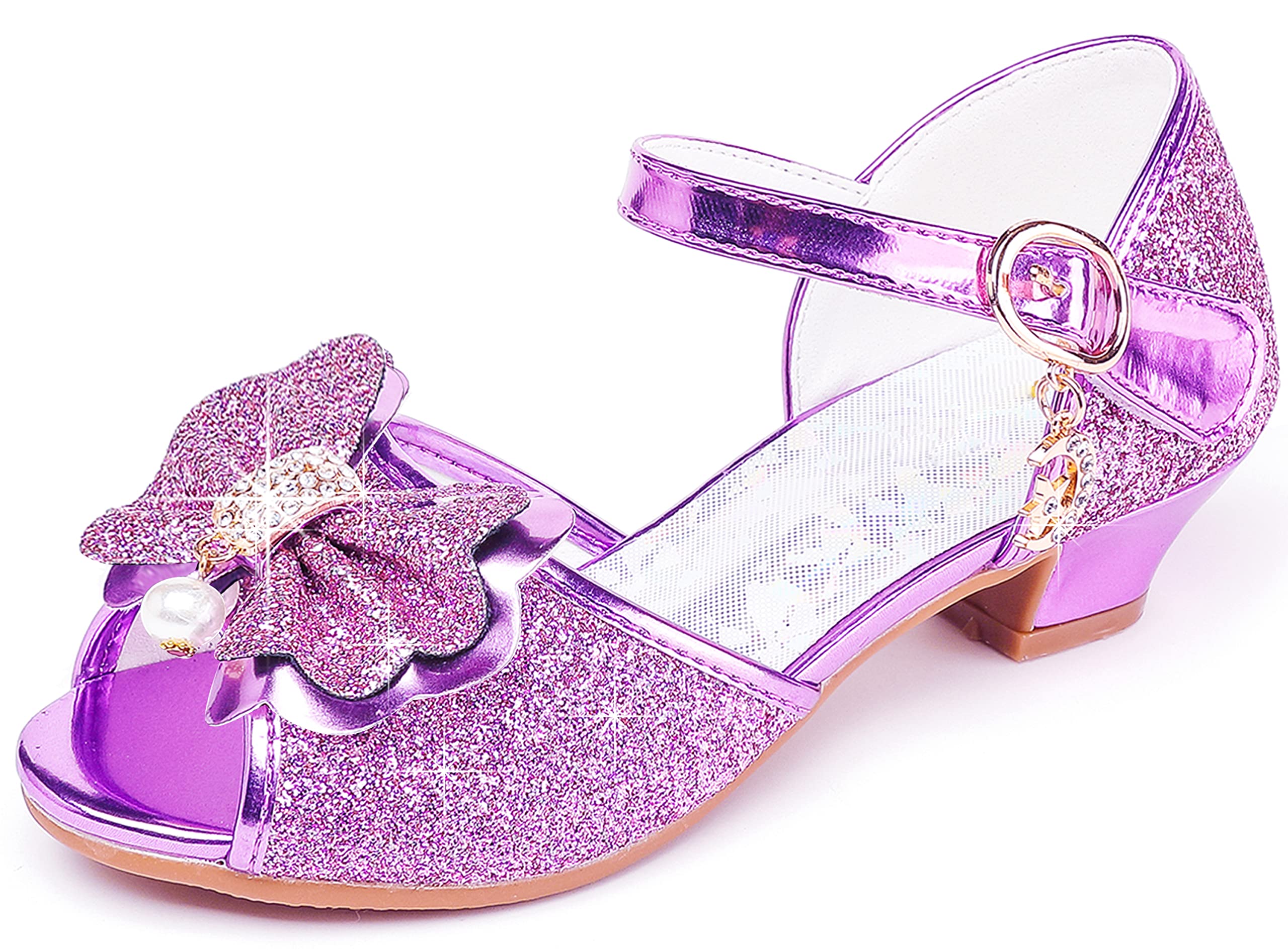 Osinnme Girls' Wedding Sandals for Toddlers & Little Kids - Comfortable & Stylish Flower Girl Shoes for Special Occasions, Parties & Ceremonies