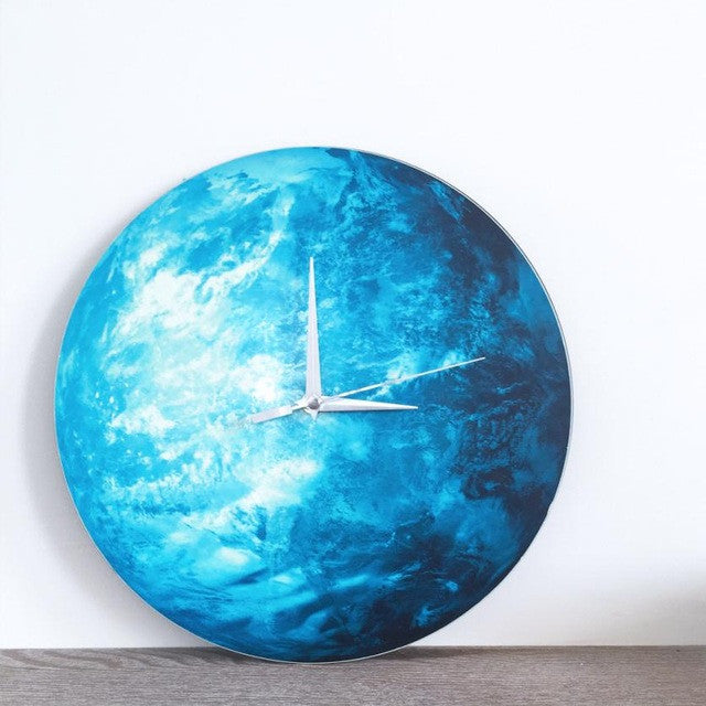 3D Luminous Moonlight Wall Clock - Glow in The Dark Wall Decor for Kids Room, Living Room & Bedroom - Perfect for Nighttime Reading & Nursery Decor