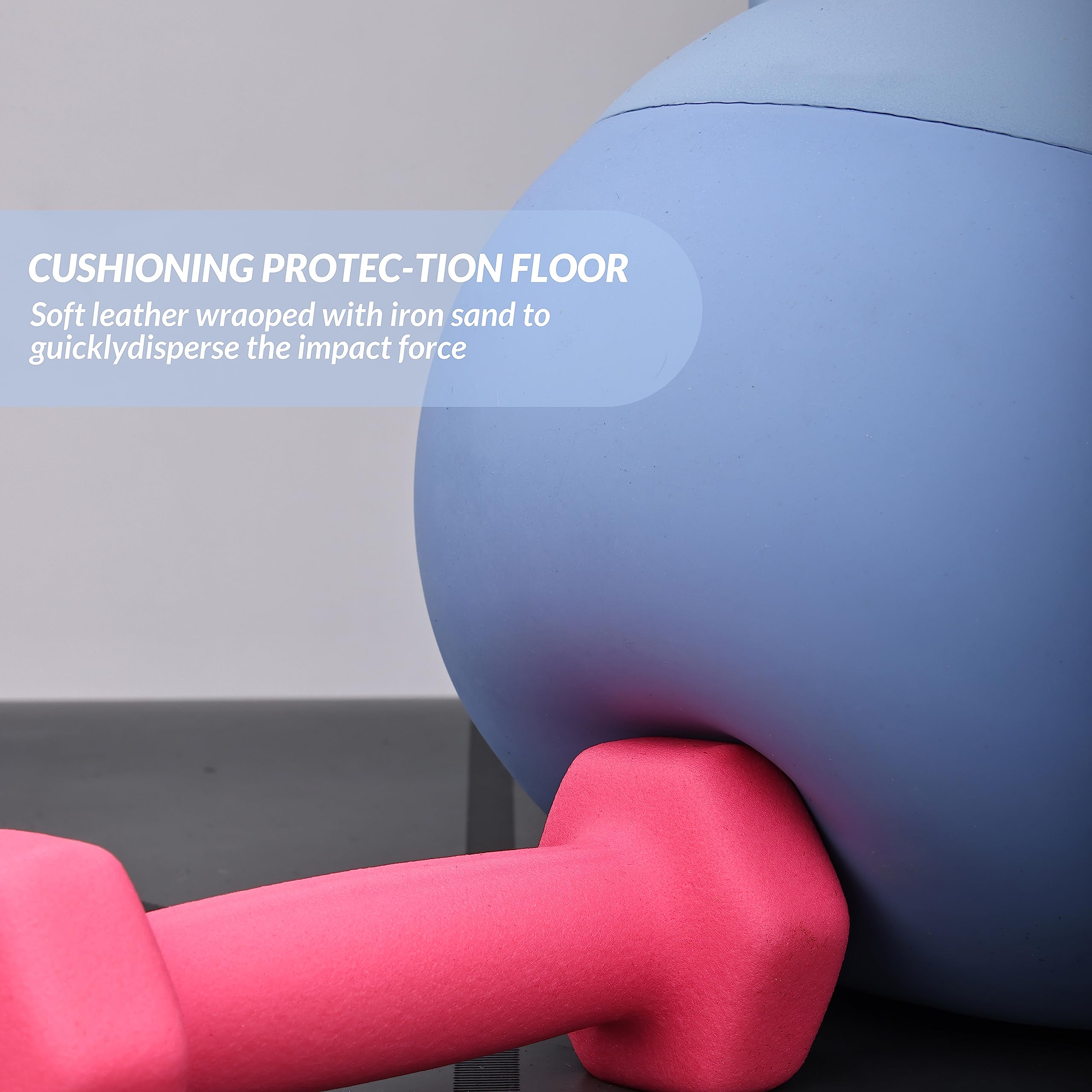 Soft Kettlebells for Women & Men - Color Coded Vinyl Dumbbells with Sea Sand & Iron Fill - 5-25lbs Home Gym Weights for Strength Training, Yoga & CrossFit