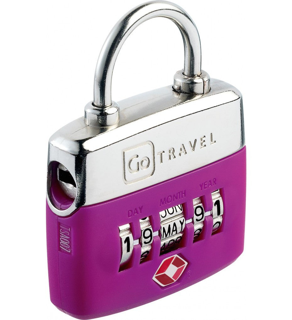 Go Travel Birthday Lock - Secure Luggage Lock for Travel, Suitcases & Backpacks - Ideal for Airports, Hotels & Gyms - TSA Approved Combination Lock