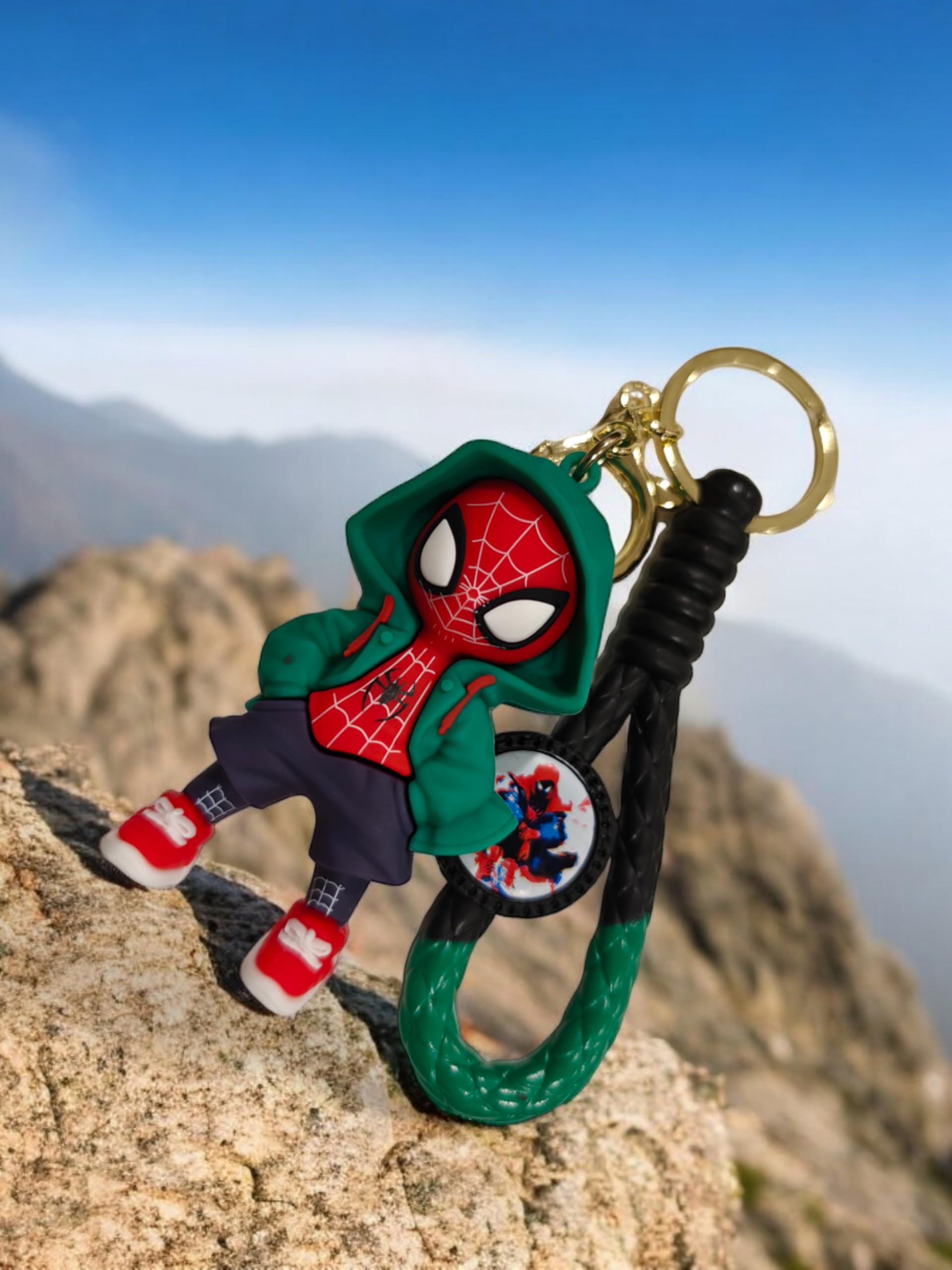 Cute Cartoon Characters Keychain for Girls & Boys - Silicone Keychain Accessories, Keyring, Key Purse, Backpack & Car Charms - Perfect Kids Gifts for Birthdays, School & Travel
