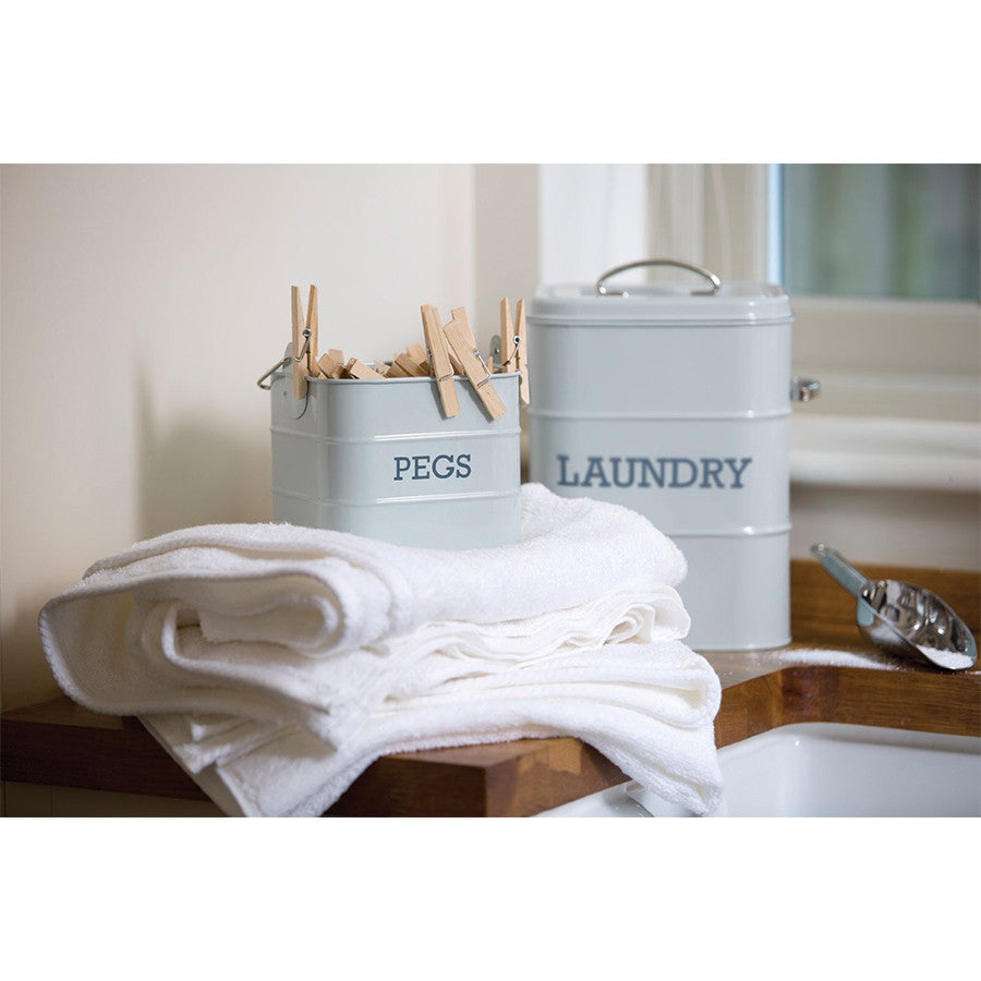 Laundry Storage Tin with Various Colors - Perfect for Organizing Clothes, Toys & Household Items in Bedroom, Bathroom or Laundry Room