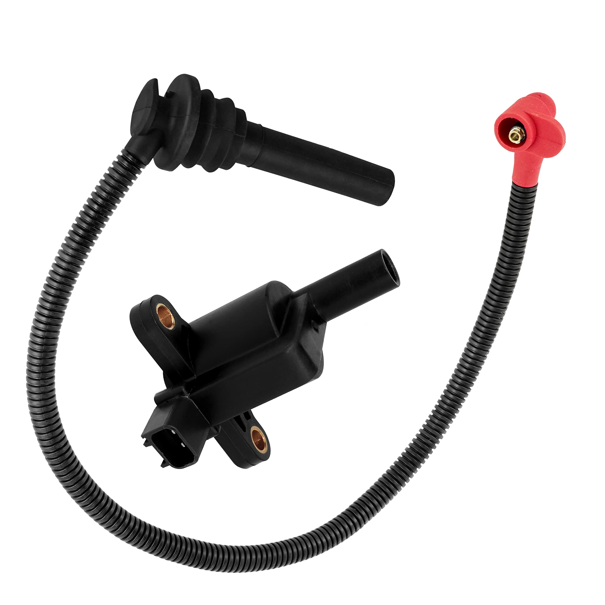 High-Performance Caltric Ignition Coil with Spark Plug Wire - Compatible with Polaris RZR 570 & RZR Trail 570 (2015-2022 Models) - Perfect for Off-Roading, Trail Riding & UTV Maintenance