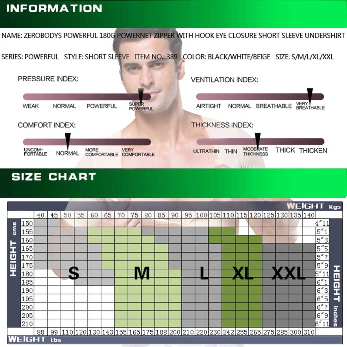 FEOYA Men's Slimming Body Shaper Tank Top - Zipper Tummy Control Compression Vest Undershirt for Weight Loss & Posture Support | Gym, Workout & Everyday Wear