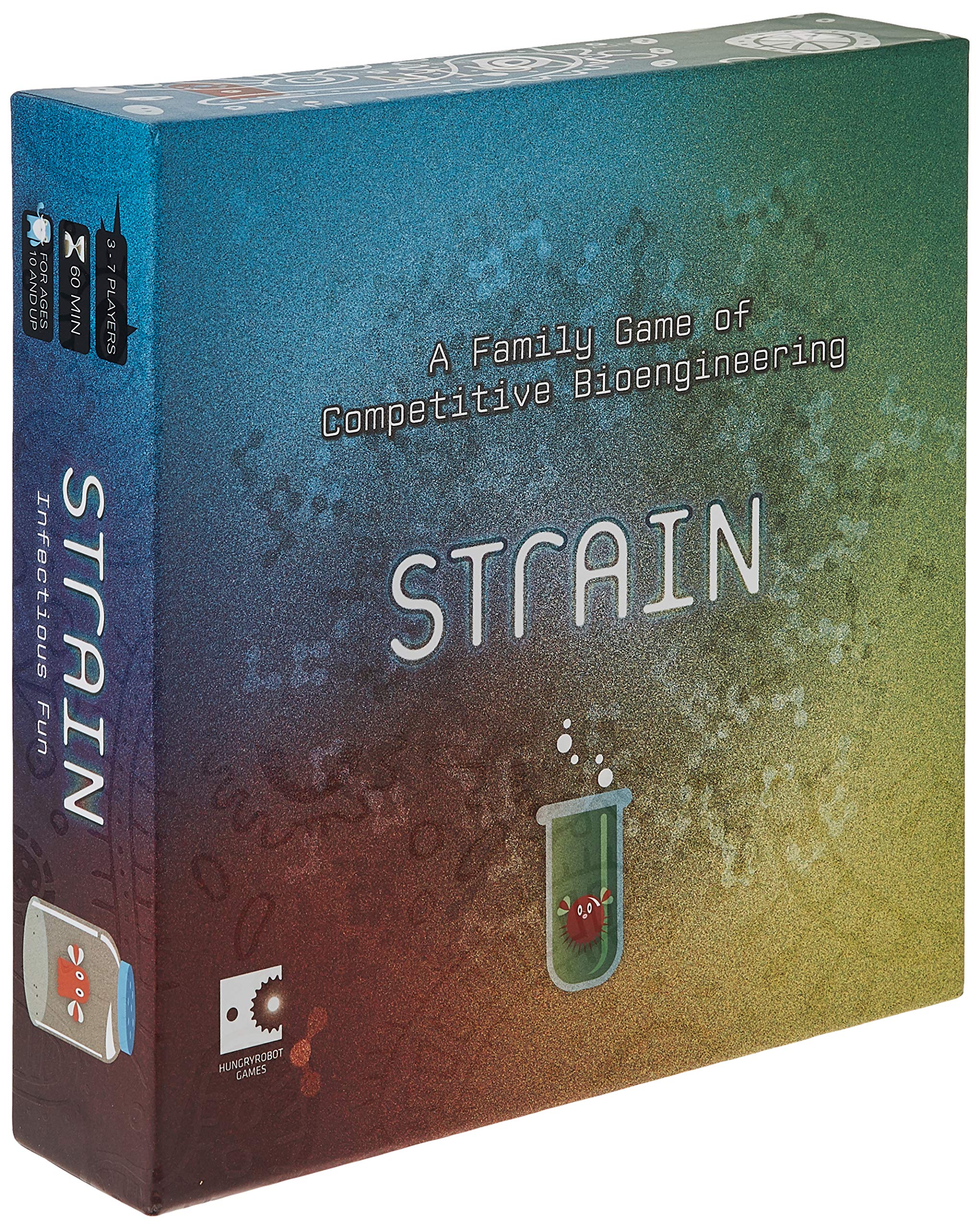 Competitive Bioengineering Family Board Game - Strain | Fun Science Strategy Game for Kids & Adults | Perfect for Game Nights & STEM Learning Activities
