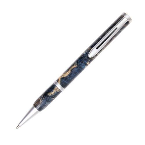 Lanier Pens Longwood Twist Pen - Brushed Satin Blackwood Ballpoint Pen - Elegant Writing Instrument for Office, Gifts & Everyday Use