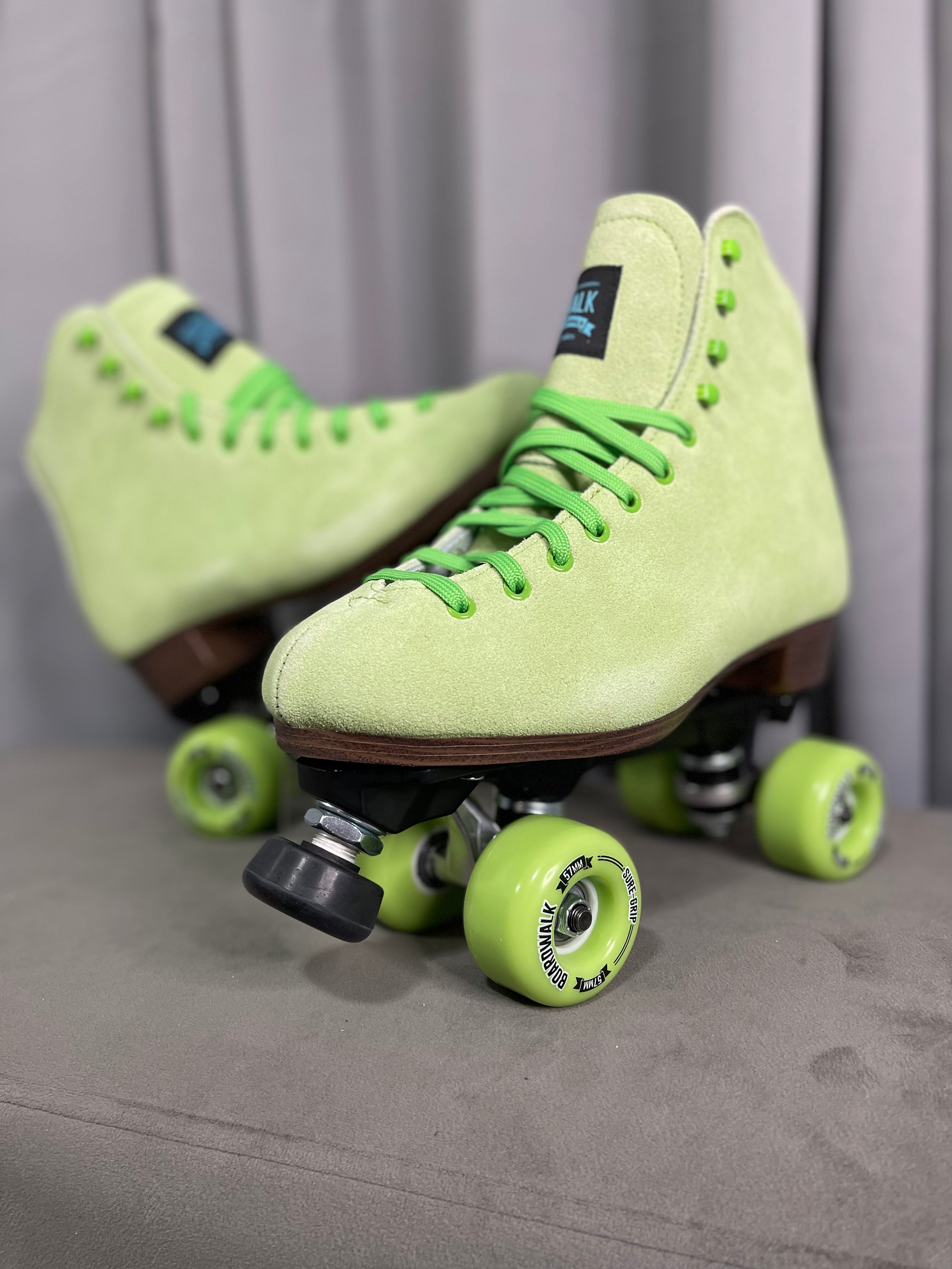 Sure Grip Boardwalk Roller Skates for Women & Men - Outdoor & Indoor Quad Skates with Lightweight Aluminum Plate - Perfect for Rinks, Parks, and Roller Derby