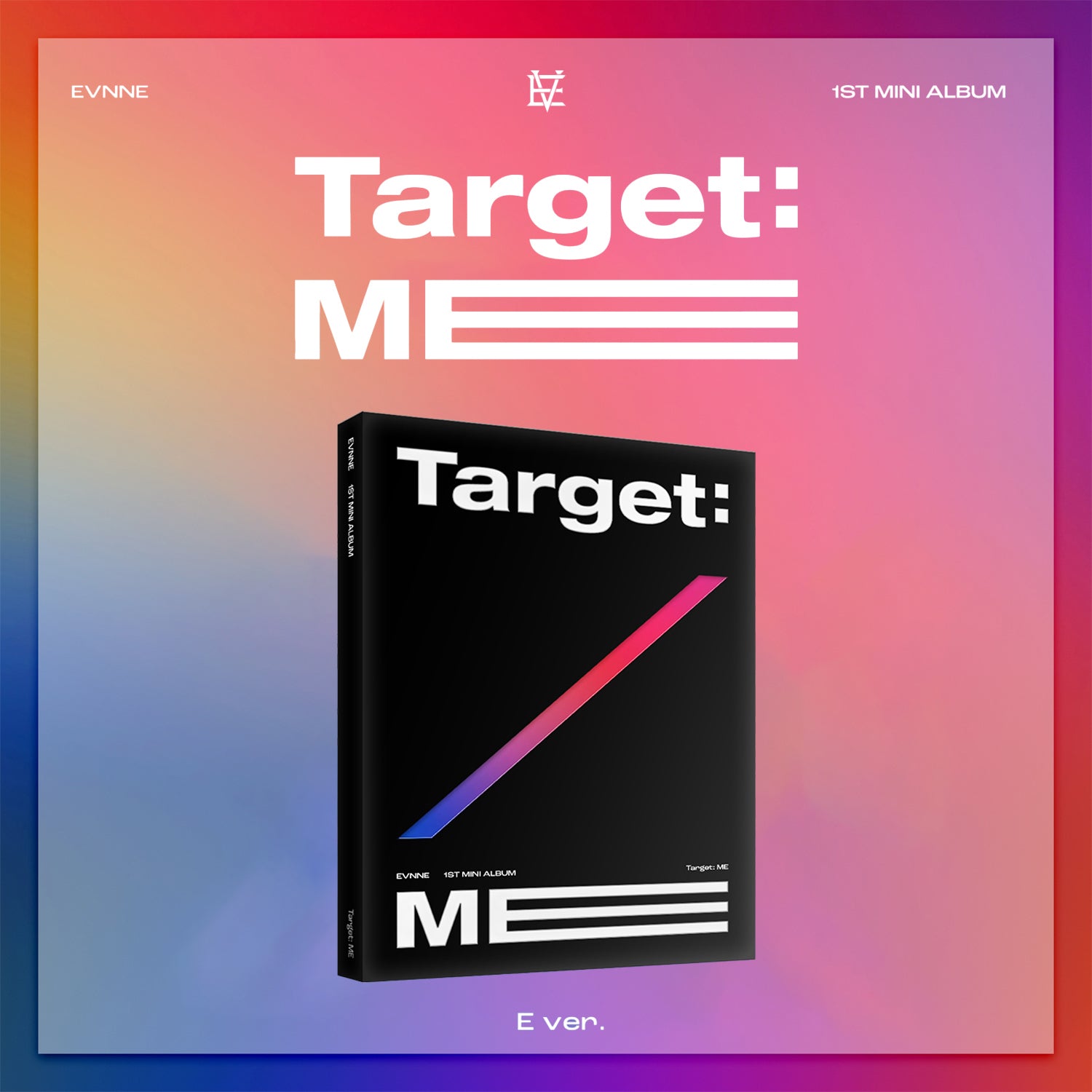 EVNNE 1st Mini Album 'TARGET: ME' - Kpop Merchandise for Fans | Perfect for Kpop Collections, Gifts, and Fan Meetings