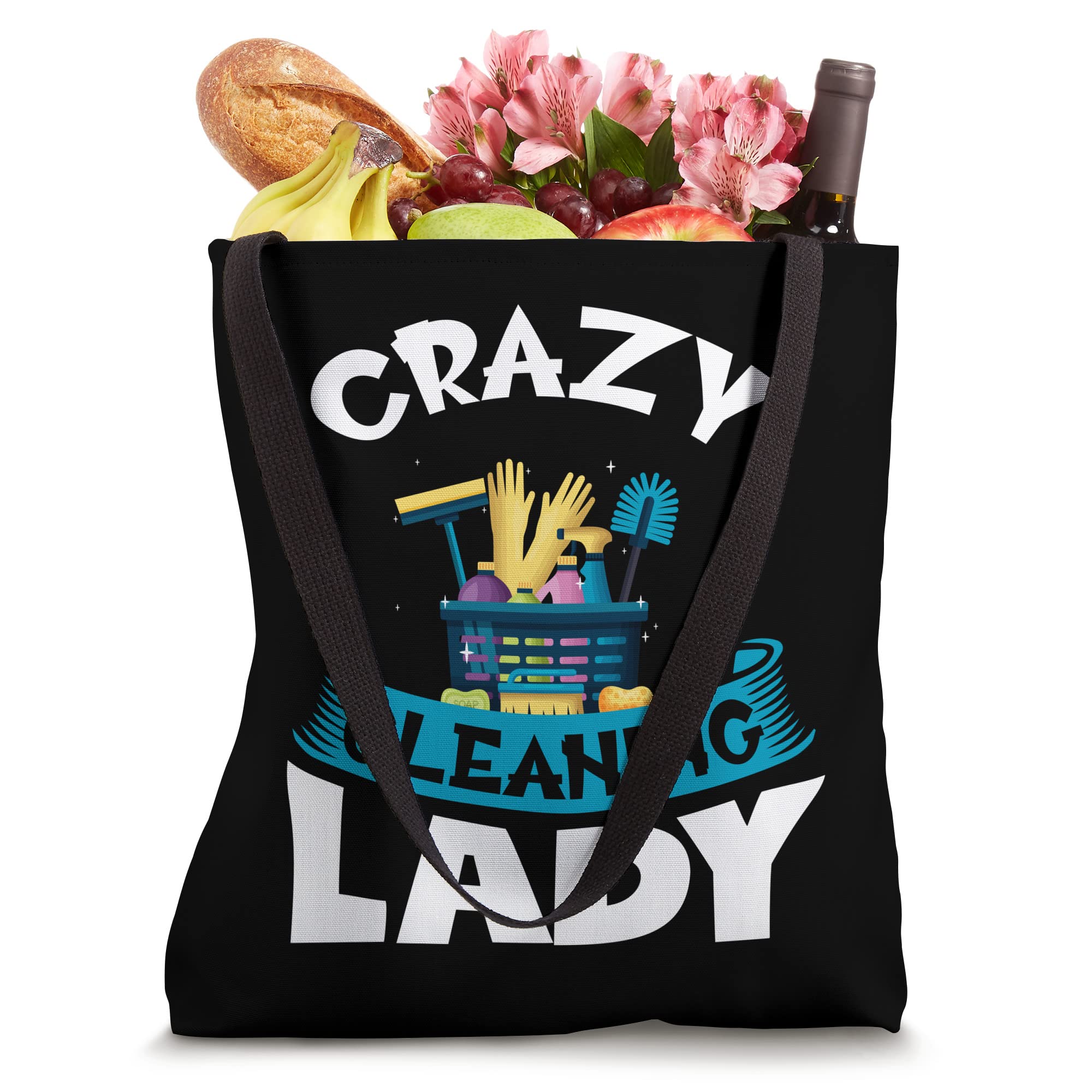 Funny Cleaning Tote Bag for Housekeepers & Cleaning Lovers - Perfect for Housework & Gifts