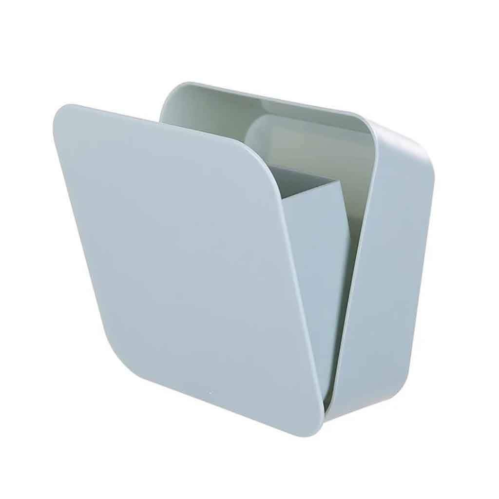 Waterproof Toothbrush Holder for Bathroom - Blue Wall Mount Storage for Home
