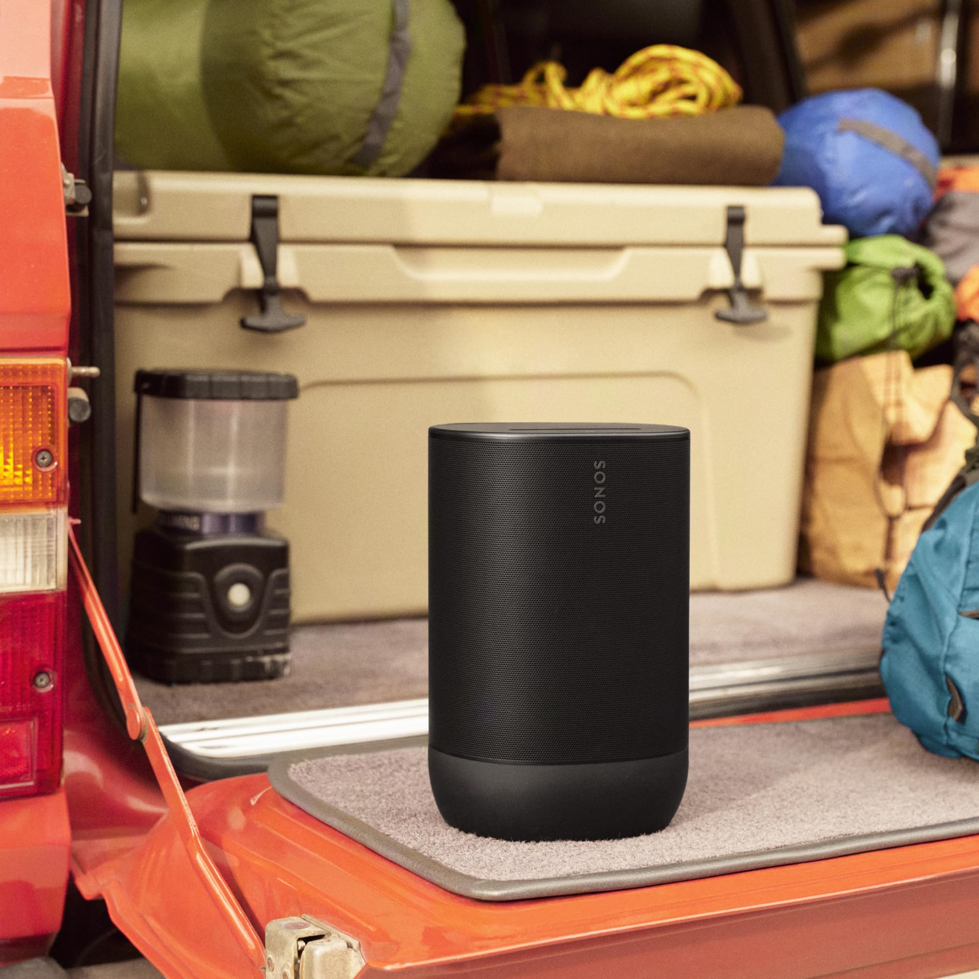 Sonos Move 2 Wireless Portable Bluetooth Speaker - Waterproof Outdoor Smart Speaker with Alexa Built-in, 24-Hour Battery Life for Home, Travel, Beach & Party Use