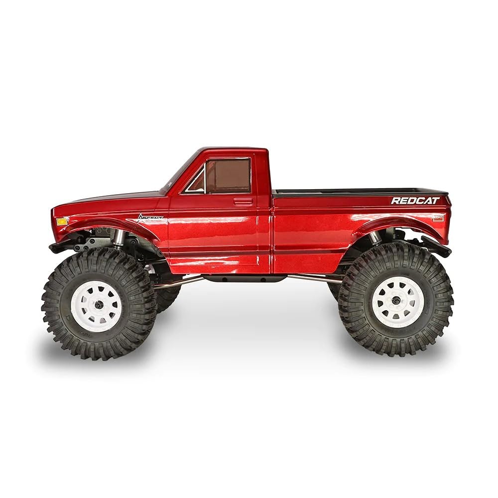 Redcat Ascent 1/10 Scale LCG Performance Rock Crawler - High Torque 4WD RC Car for Off-Road Trail & Rock Climbing Adventures (Red) - Perfect for Backyard Crawling, Trail Exploration and Competitive RC Racing