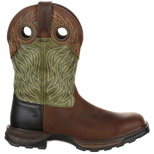 Oiled Brown and Forest Green
