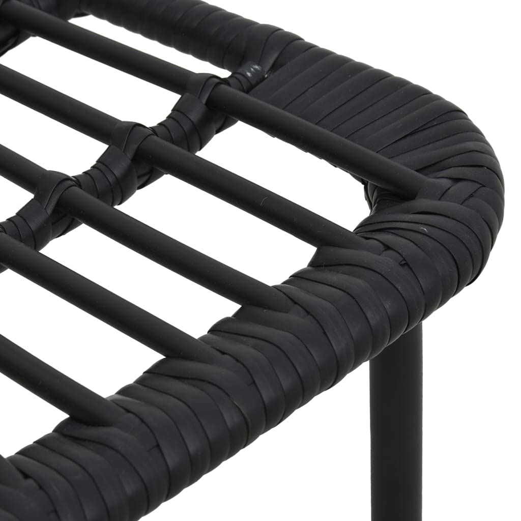 3-Piece Outdoor Patio Dining Set - Rattan & Glass Table with Chairs for Deck, Balcony, Garden, Backyard - Perfect for Al Fresco Dining, BBQs & Outdoor Entertaining