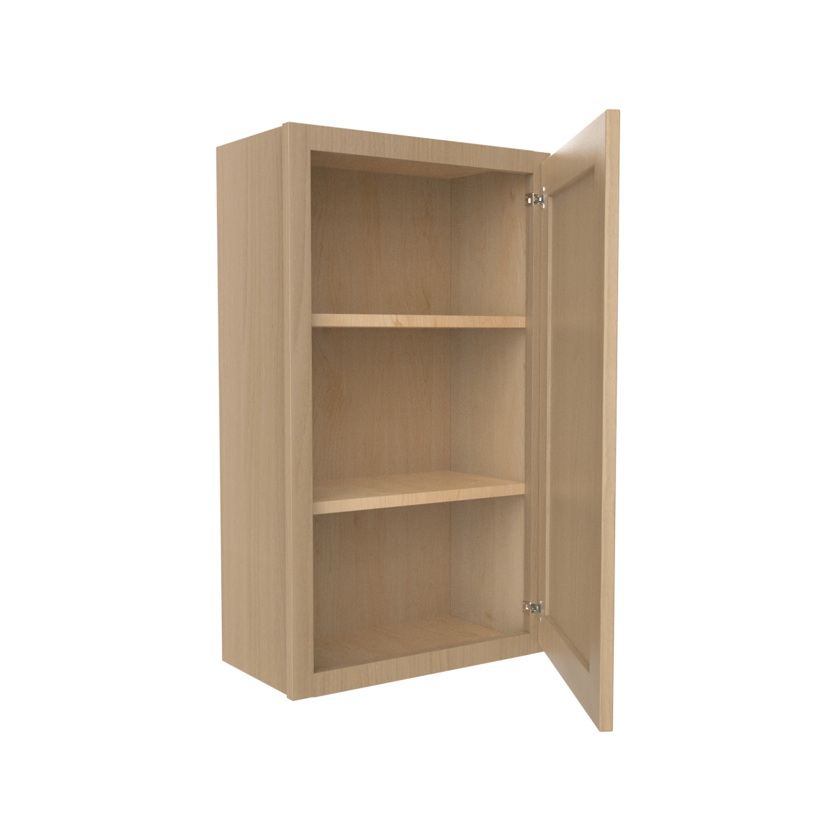 36 Inch High Single Door Wall Cabinet - Luxor Harvest RTA, 21W x 36H x 12D - Perfect for Kitchen, Bathroom, or Garage Storage Organization