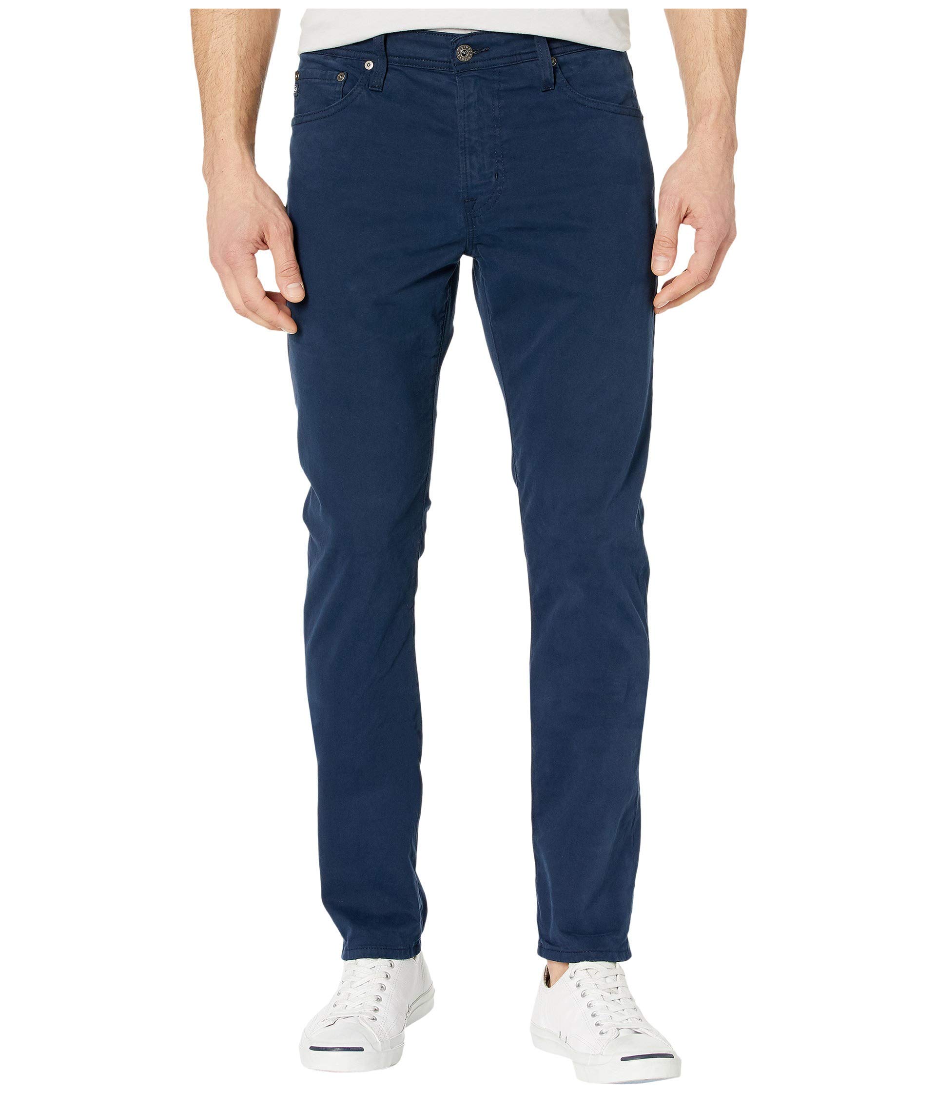 AG Adriano Goldschmied Men's The Everett Slim Straight Leg Denim Jeans | Classic Blue Stretch Denim for Casual & Business Wear | Perfect for Office, Date Night & Weekend Outings