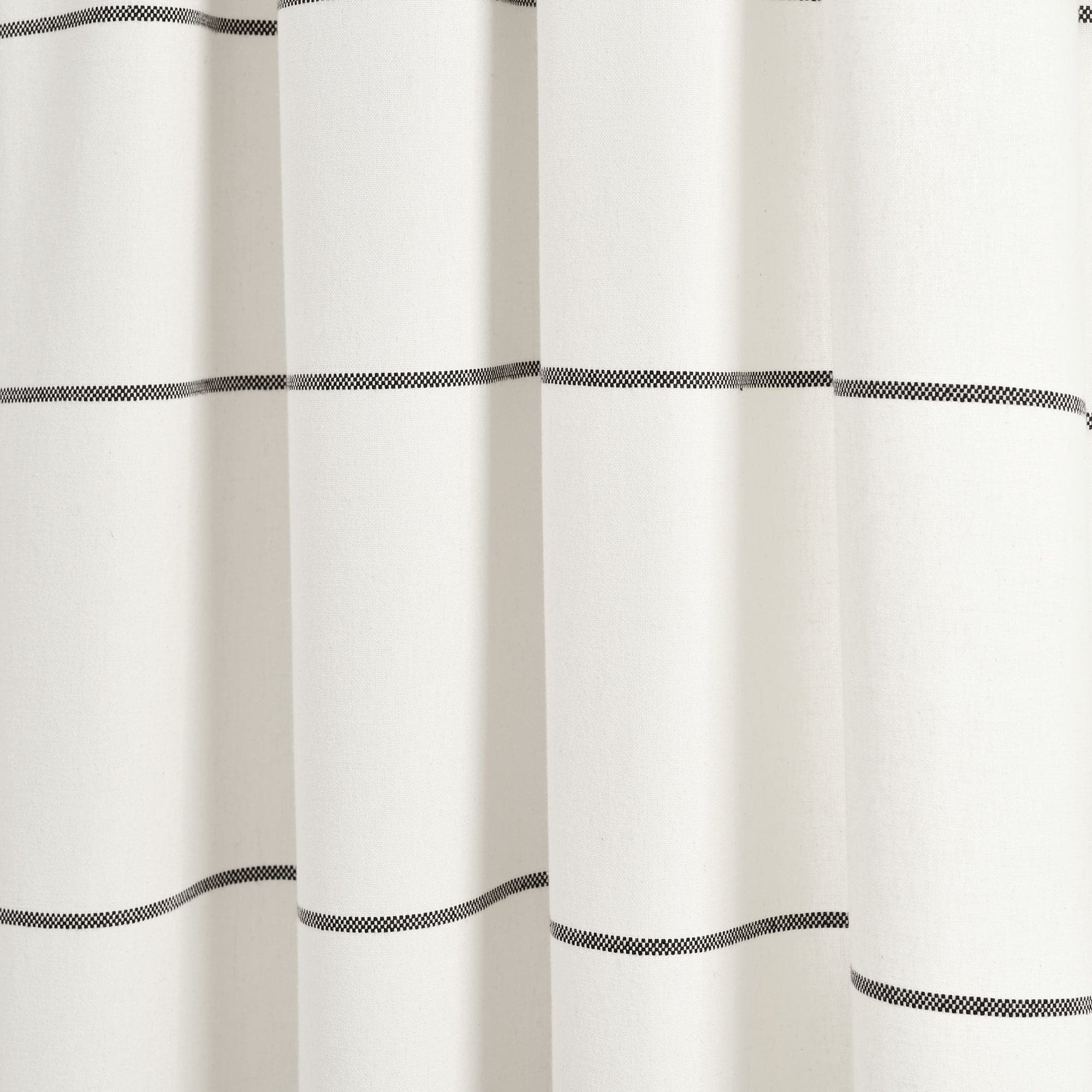 Farmhouse Boho Stripe Woven Tassel Window Curtains - Yarn Dyed Recycled Cotton Blend Panel Set (2 Pack) for Living Room, Bedroom & Dining Room Decor