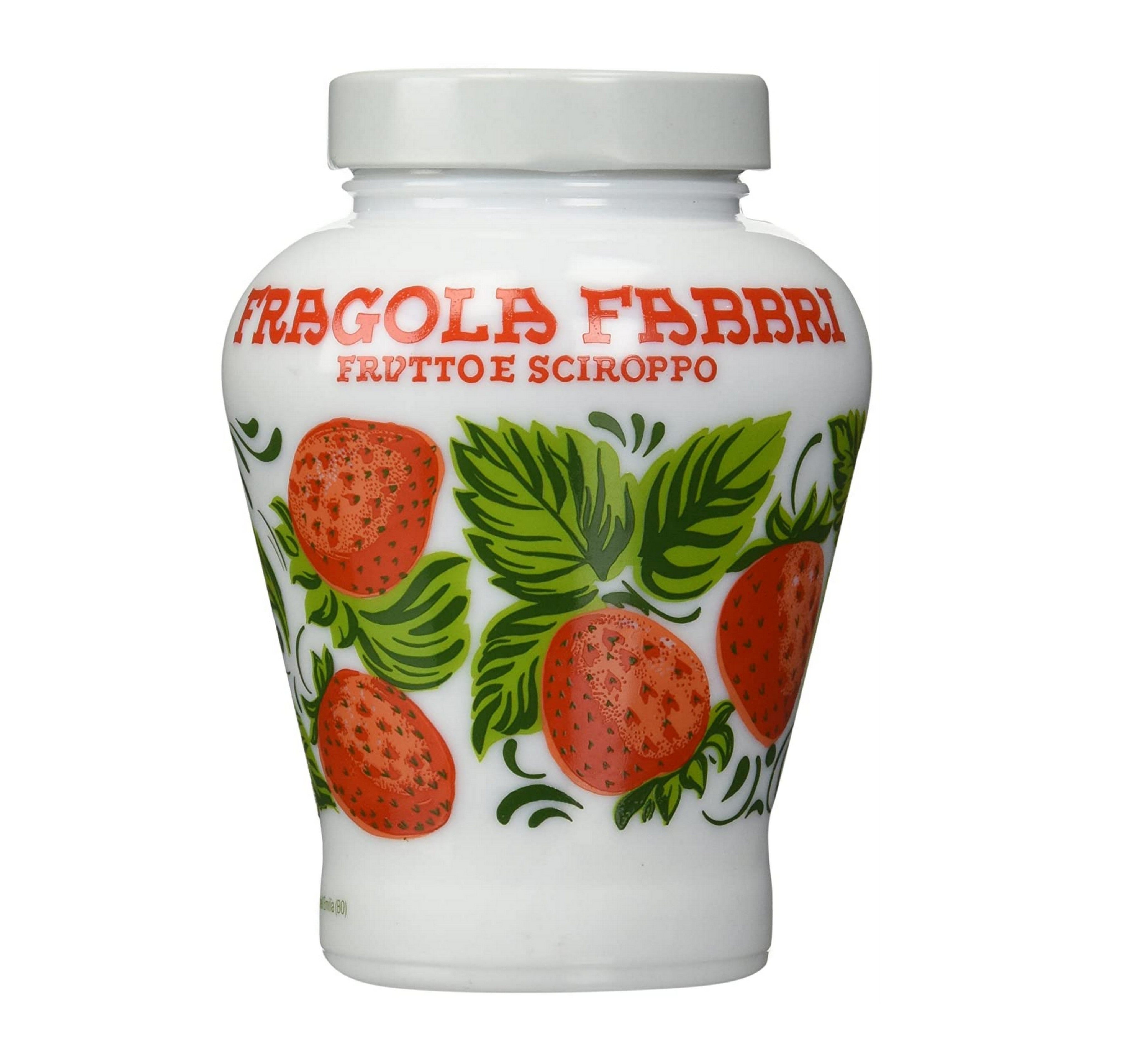 Amarena Fabbri Wild Strawberry Syrup 21 oz (620ml) - Premium Italian Dessert Topping for Ice Cream, Pancakes, Cocktails & Baking
