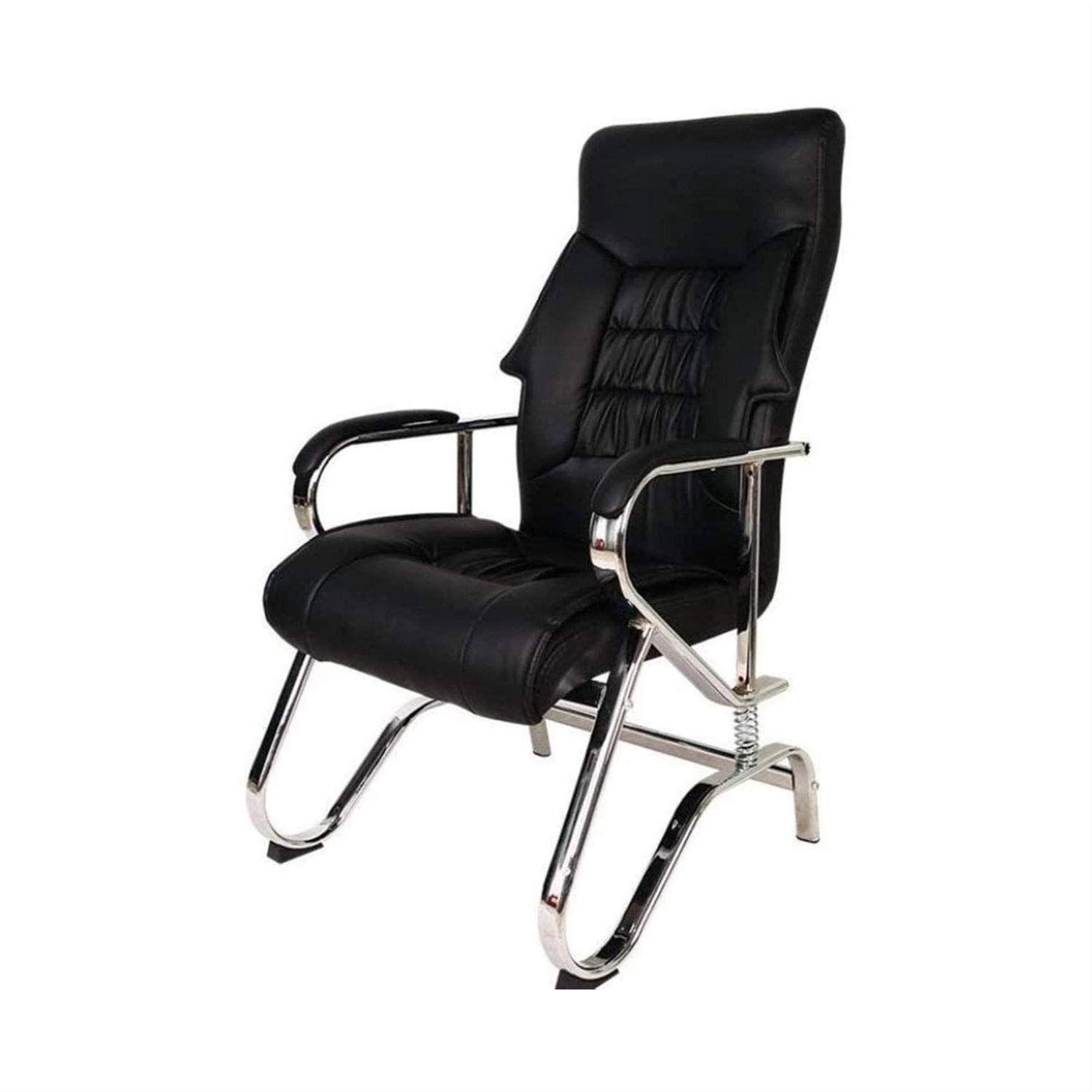 Ergonomic Drafting Stool with Loop Arms - Adjustable Height Office Chair for Home, Computer, Gaming & Staff Use - Comfortable Simple Back Design for Long Hours Sitting