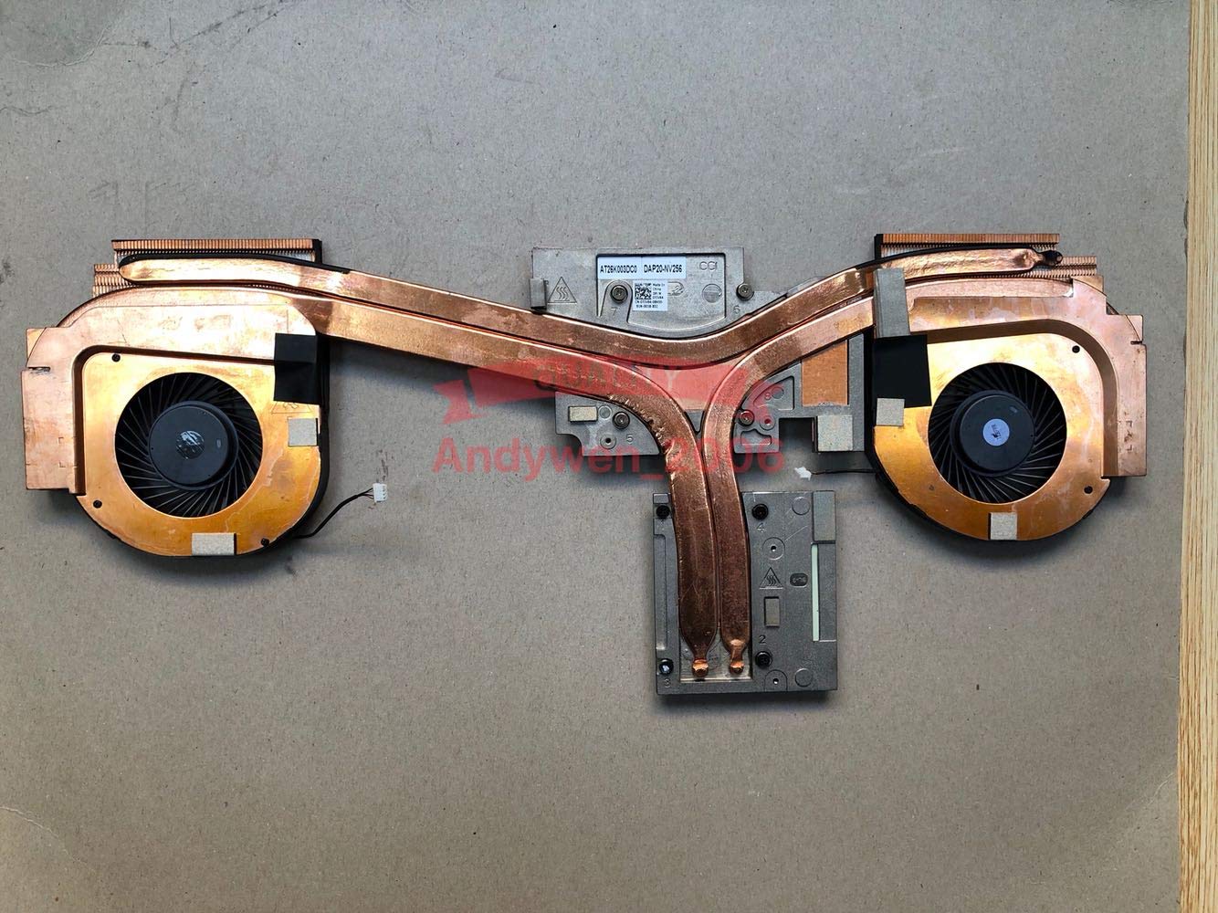Original: Compatible Replacement for DELL Precision 7730 M7730 Fan Heatsink 7JV64 07JV64   Optimized: Dell Precision 7730 Cooling Fan Replacement - Compatible with M7730 Laptop, Part Numbers 7JV64 & 07JV64 - Perfect for Gaming, Video Editing & Heavy Workloads