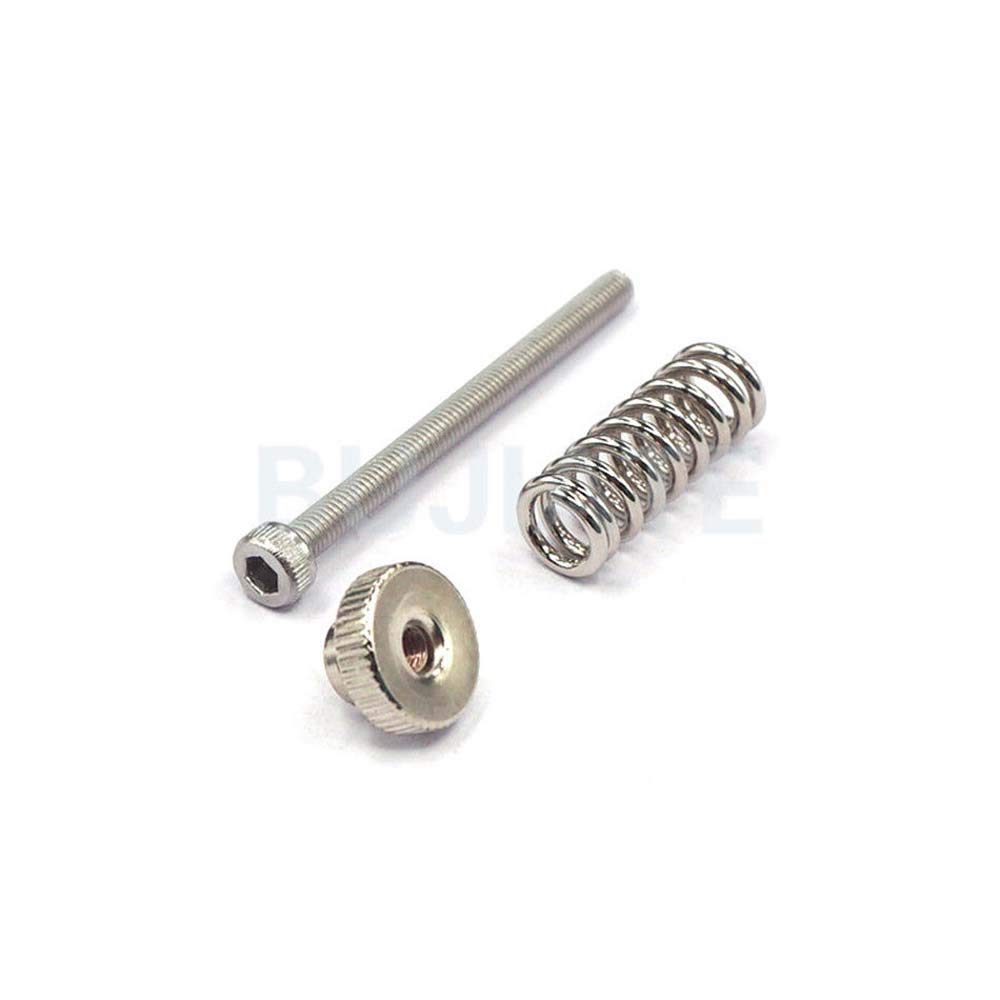 5 Set 3D Printer Leveling Kit - M3x40mm Screws, Springs & Knobs for Bed Leveling | Perfect for Creality Ender 3, CR-10, Anycubic Mega | Improve Print Accuracy & First Layer Adhesion