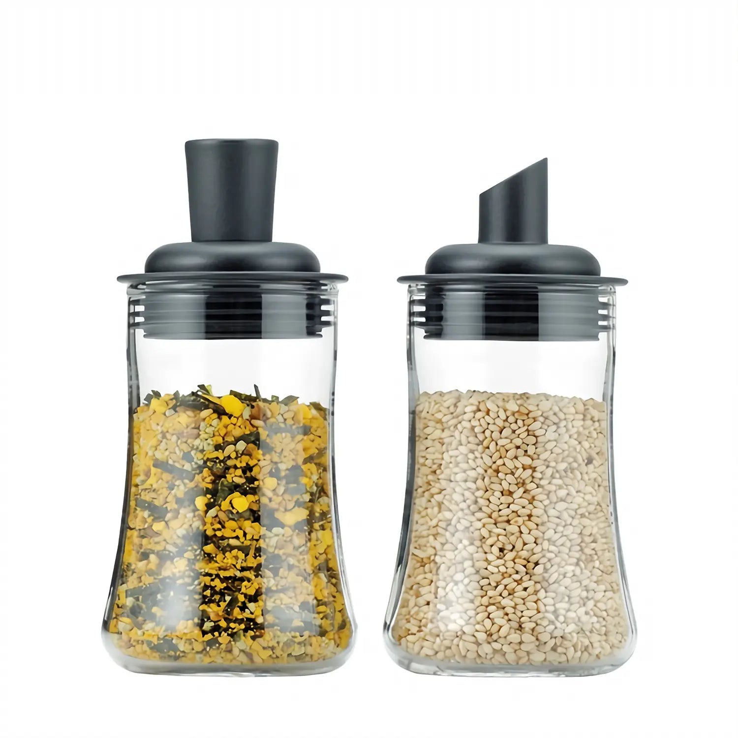Iwaki Heat Resistant Glass Condiment Cruet - Durable & Stylish Oil and Vinegar Dispenser for Kitchen, Dining, and Salad Dressing