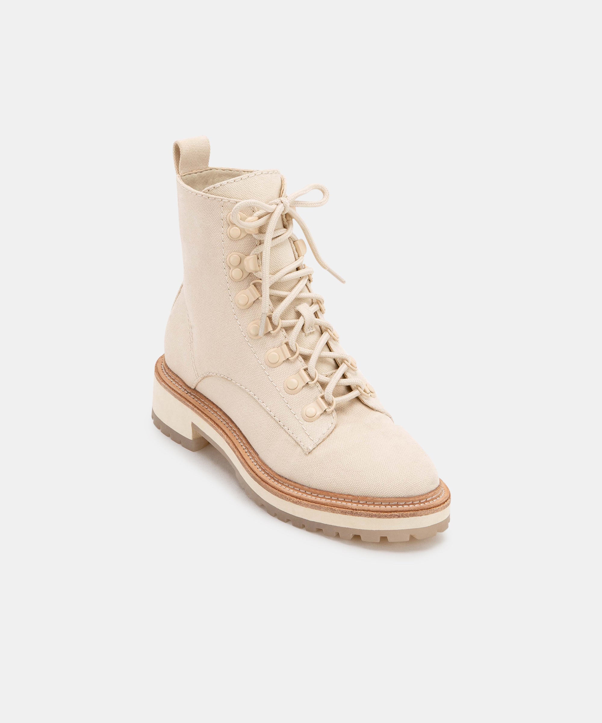 Whitney Boots Sandstone Canvas - Stylish & Comfortable Women's Ankle Boots for Casual Wear, Outdoor Adventures & Everyday Fashion