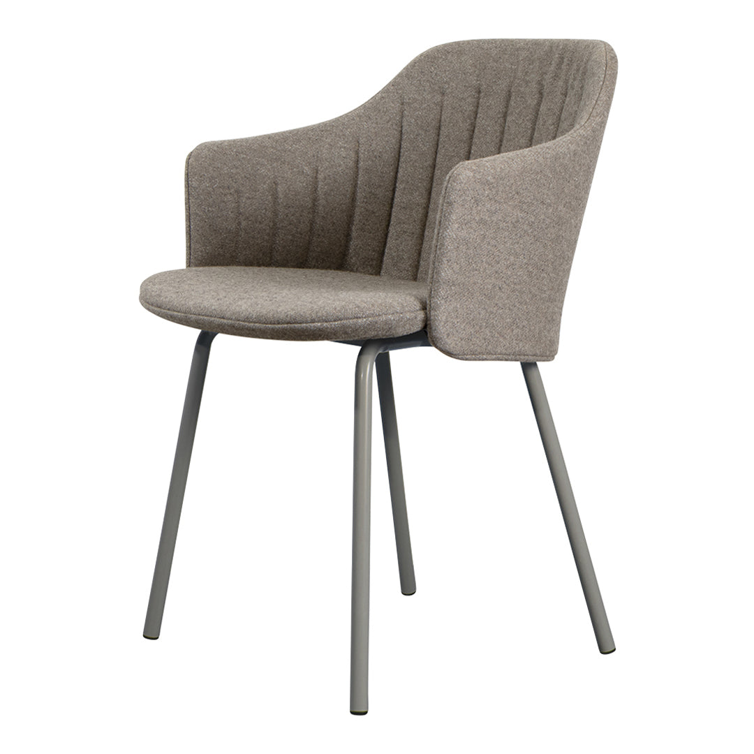 Comfortable 4-Leg Chair with Back and Seat Cushion - Perfect for Home Office, Living Room, or Bedroom Relaxation