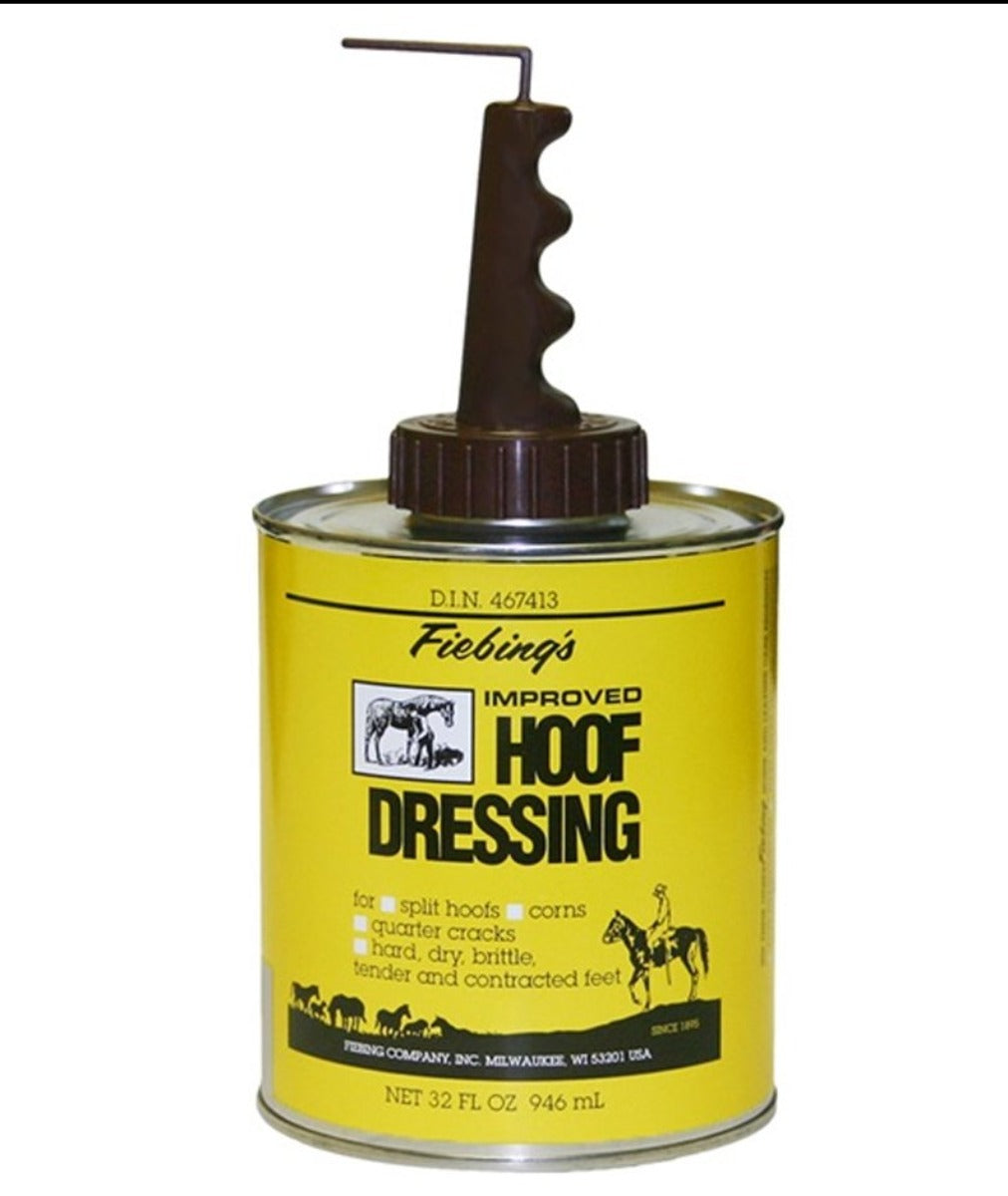 Fiebing's Hoof Dressing for Horses - Moisturizing & Conditioning Hoof Care Solution | Perfect for Dry, Cracked Hooves & Daily Hoof Maintenance